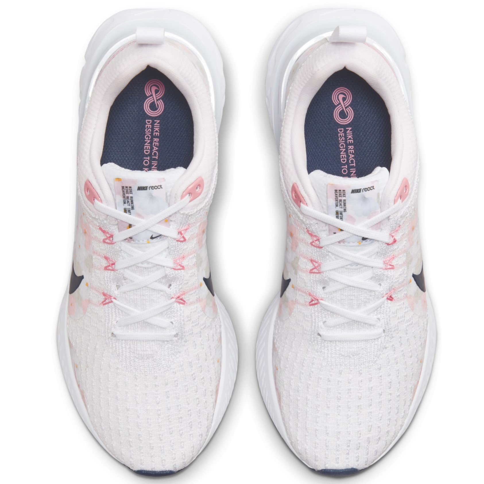 GIÀY THỂ THAO NIKE NỮ REACT INFINITY 3 PREMIUM WHITE PEARL PINK WOMENS ROAD RUNNING SHOES FD4151-100 7