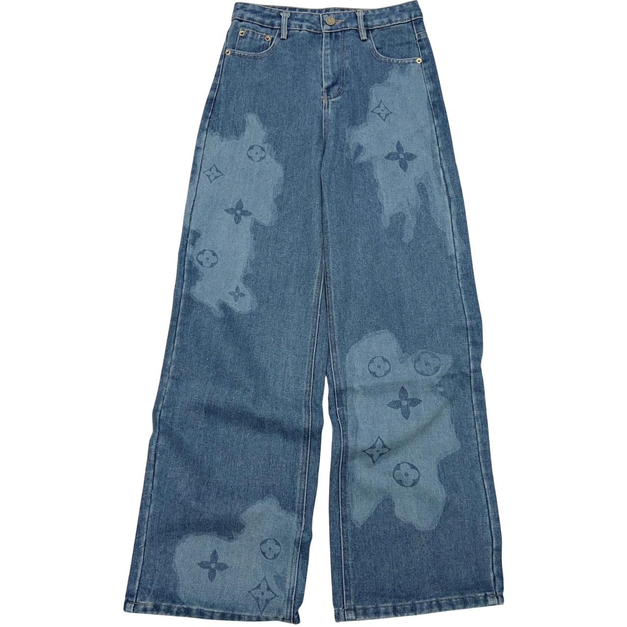 Quần jean nữ dài suông Louis Vuitton 3