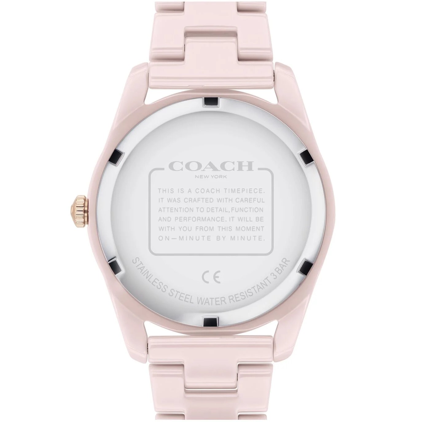 Đồng hồ đeo tay nữ Coach Preston Blush Ceramic 14503772 1