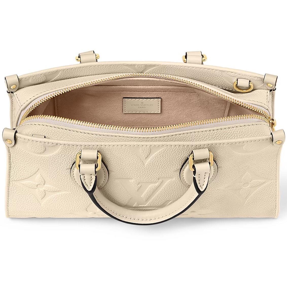 Túi xách Louis Vuitton OnTheGo East West Monogram Empreinte Cream 1