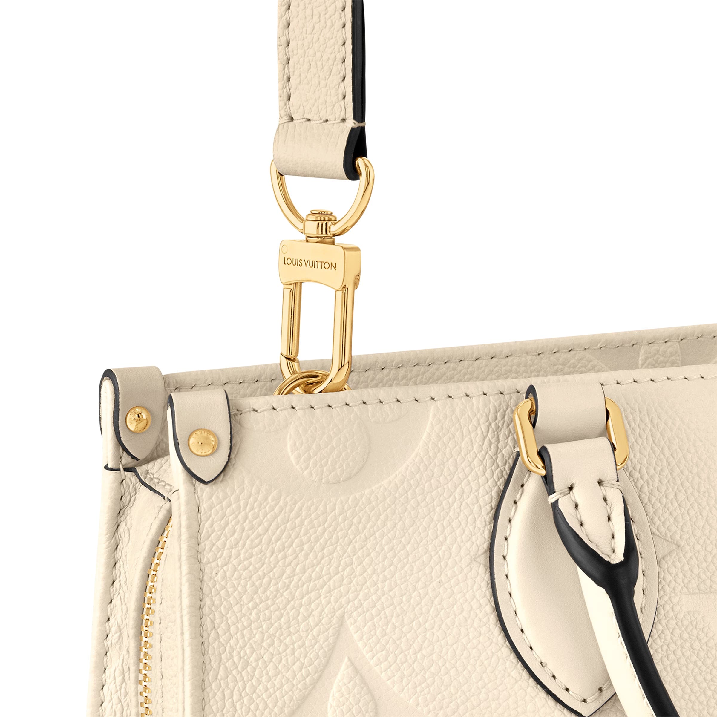 Túi xách Louis Vuitton OnTheGo East West Monogram Empreinte Cream 2