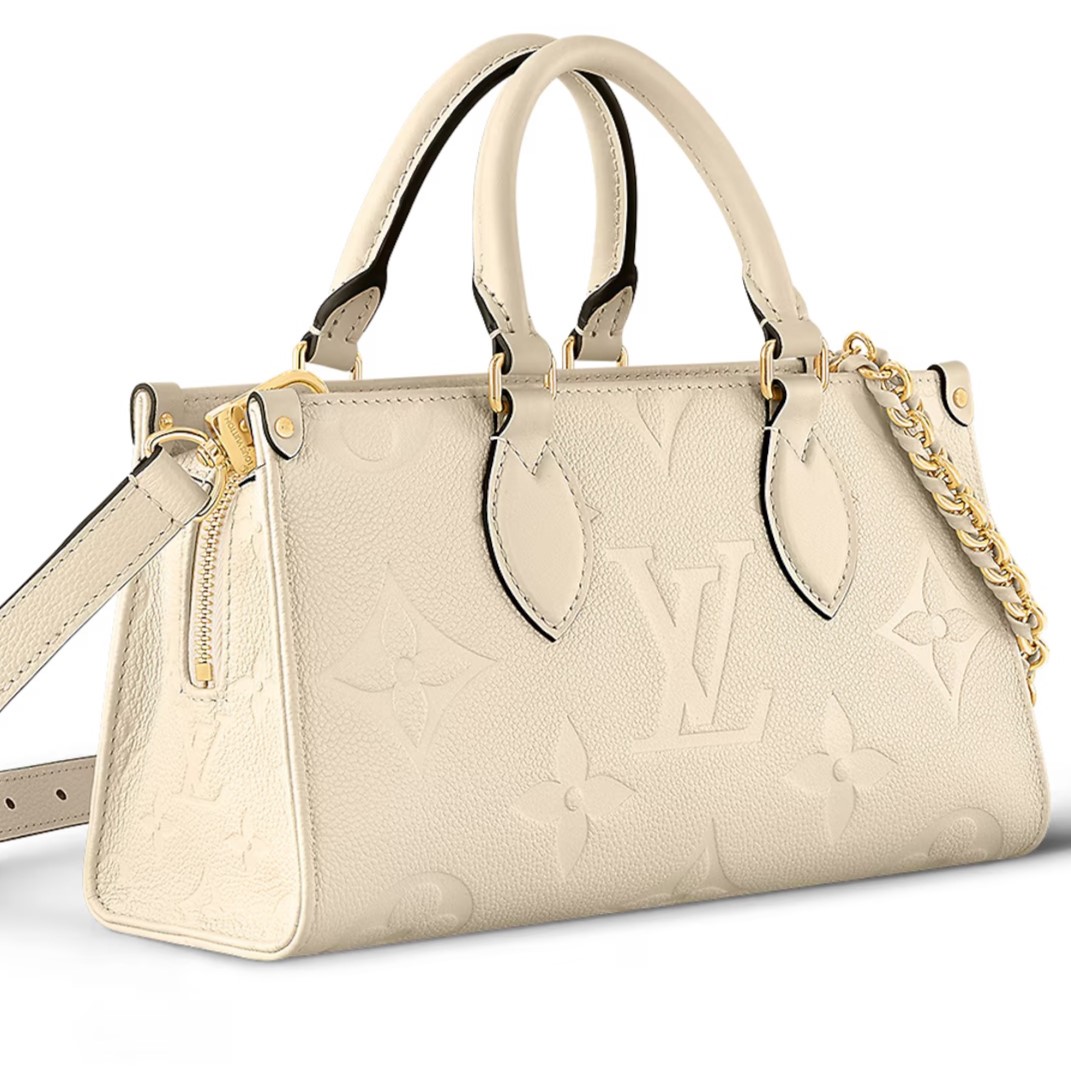 Túi xách Louis Vuitton OnTheGo East West Monogram Empreinte Cream 6