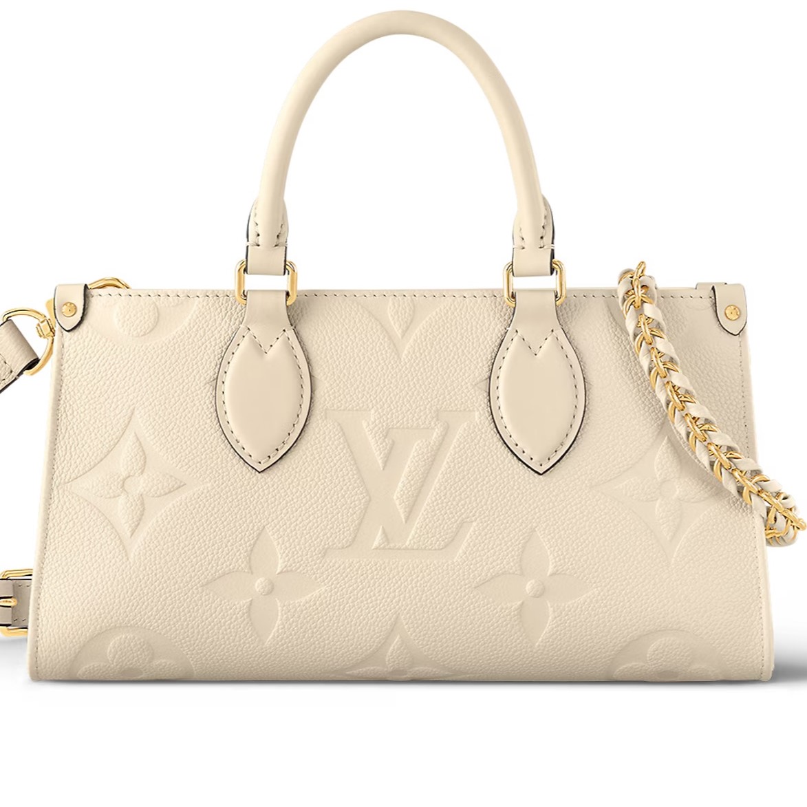 Túi xách Louis Vuitton OnTheGo East West Monogram Empreinte Cream 9