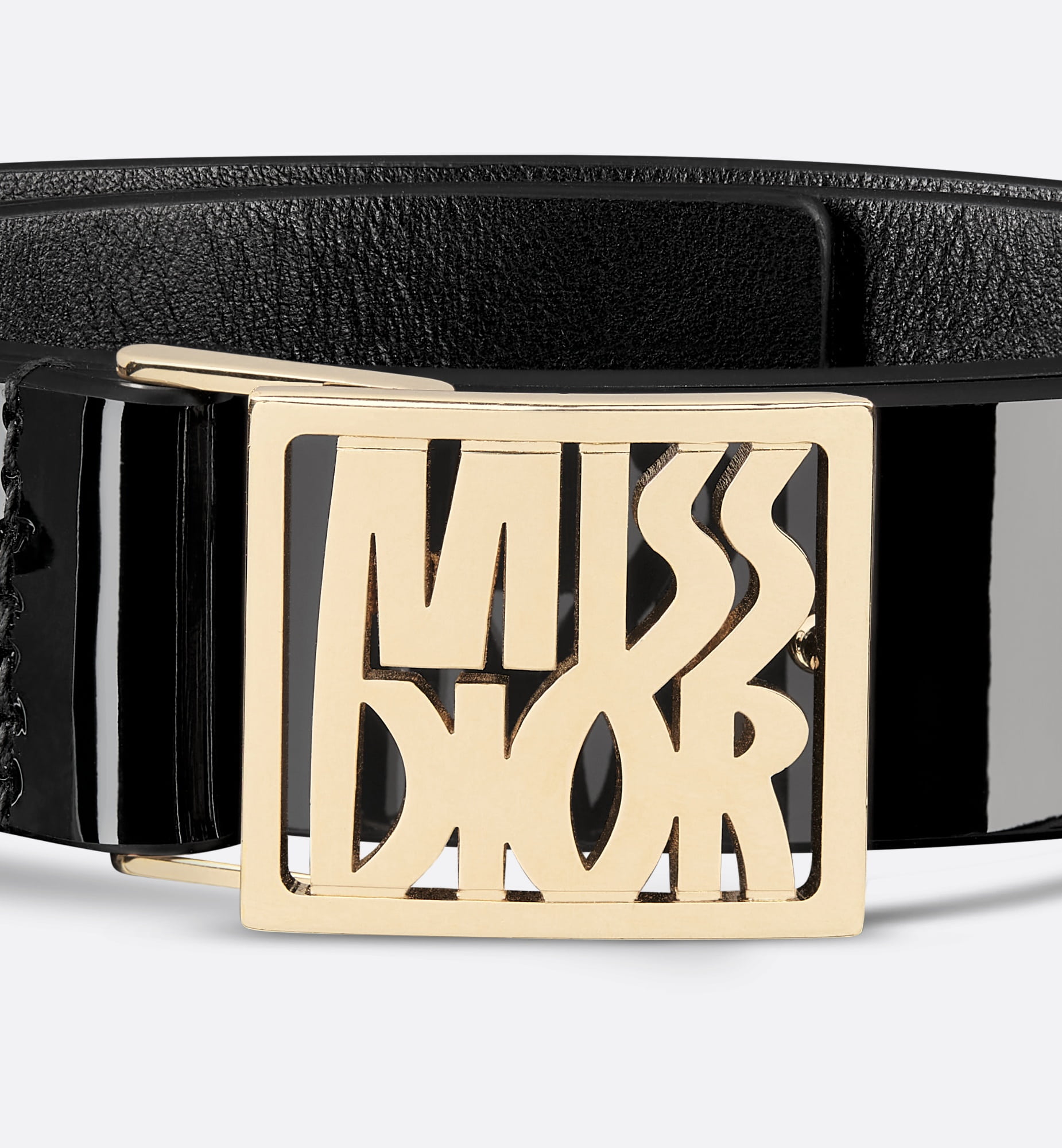 Dây nịt Miss Dior Belt Black 3
