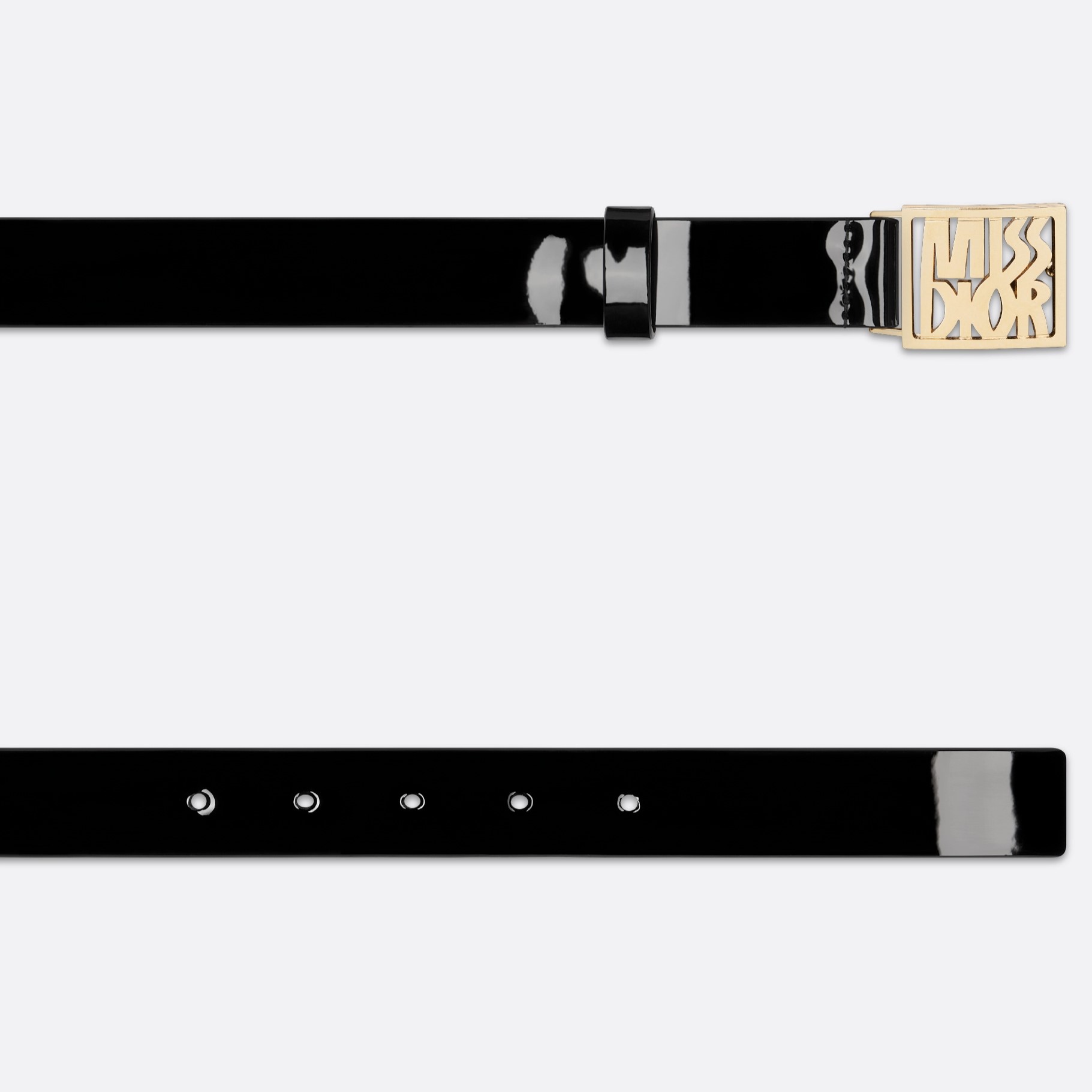 Dây nịt Miss Dior Belt Black 5