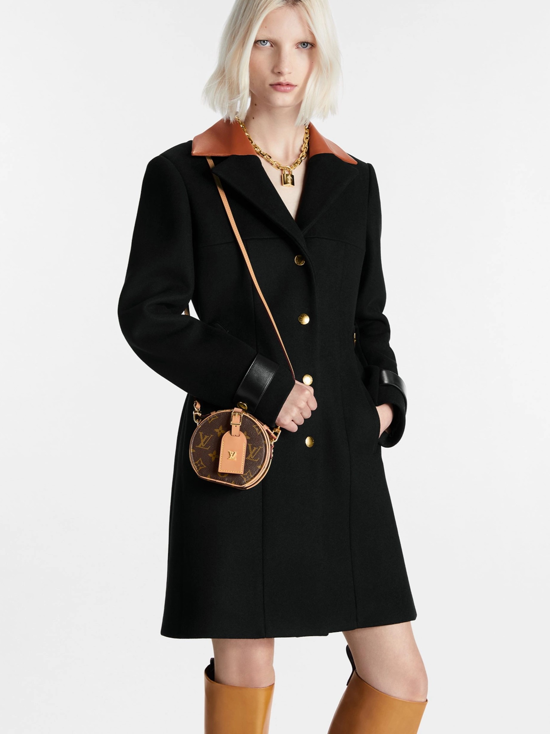 Túi xách cốp LV Louis Vuitton Mini Boite Chapeau Monogram M44699 2