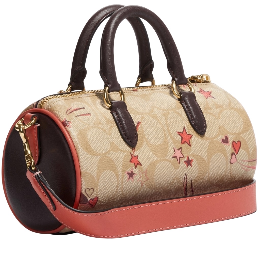Túi đeo chéo Coach Lacey Crossbody In Signature Canvas With Heart And Star Print CK562 1