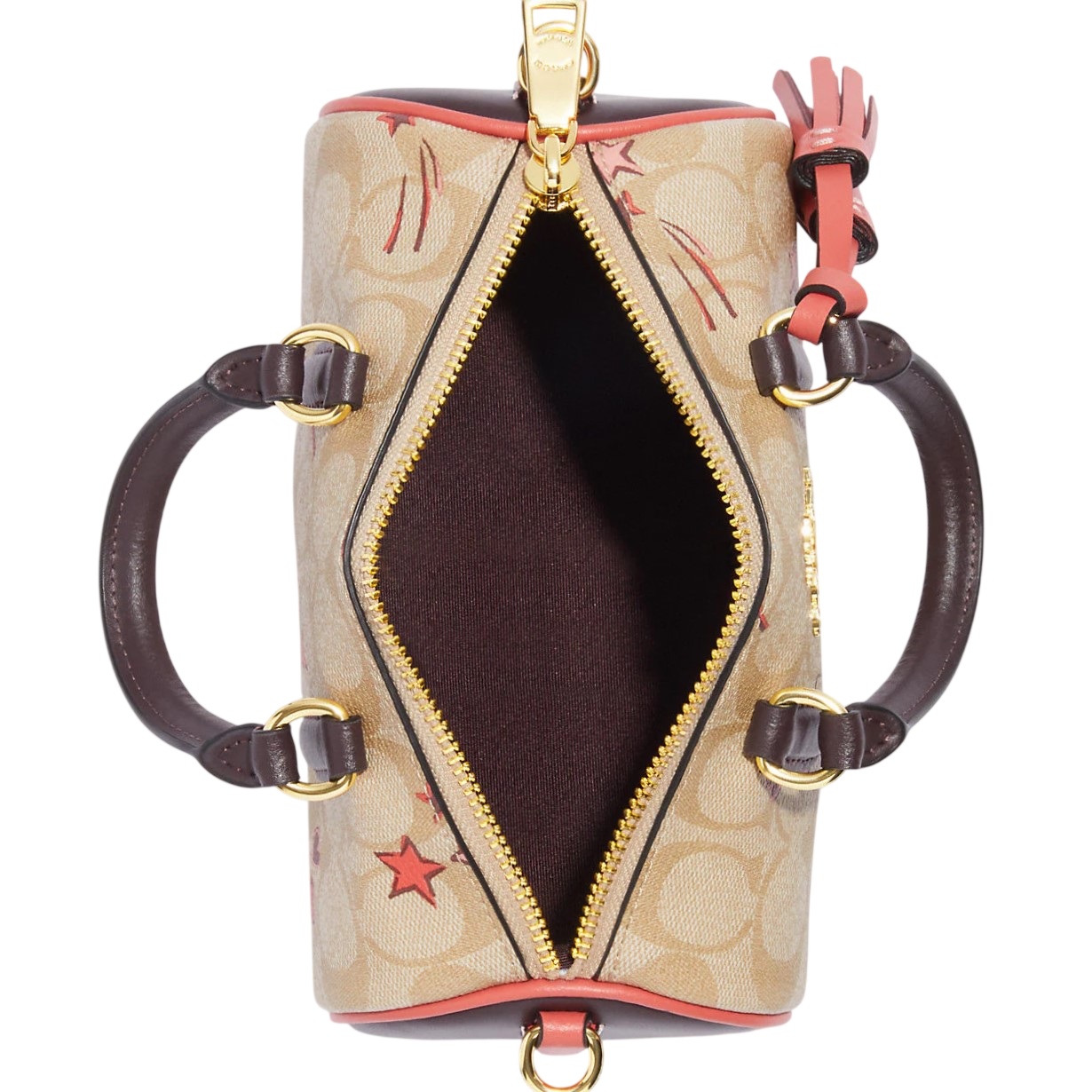 Túi đeo chéo Coach Lacey Crossbody In Signature Canvas With Heart And Star Print CK562 2