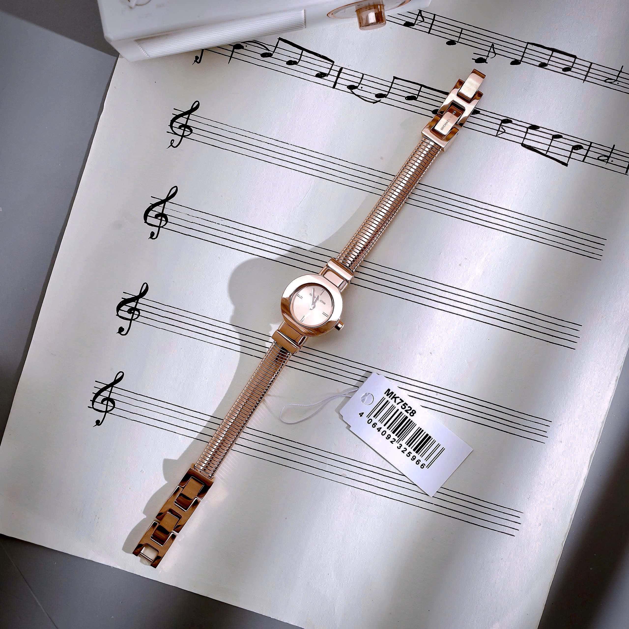 Đồng hồ đeo tay nữ Michael Kors Mini Gramercy Rose Gold-Tone Watch MK7528 2