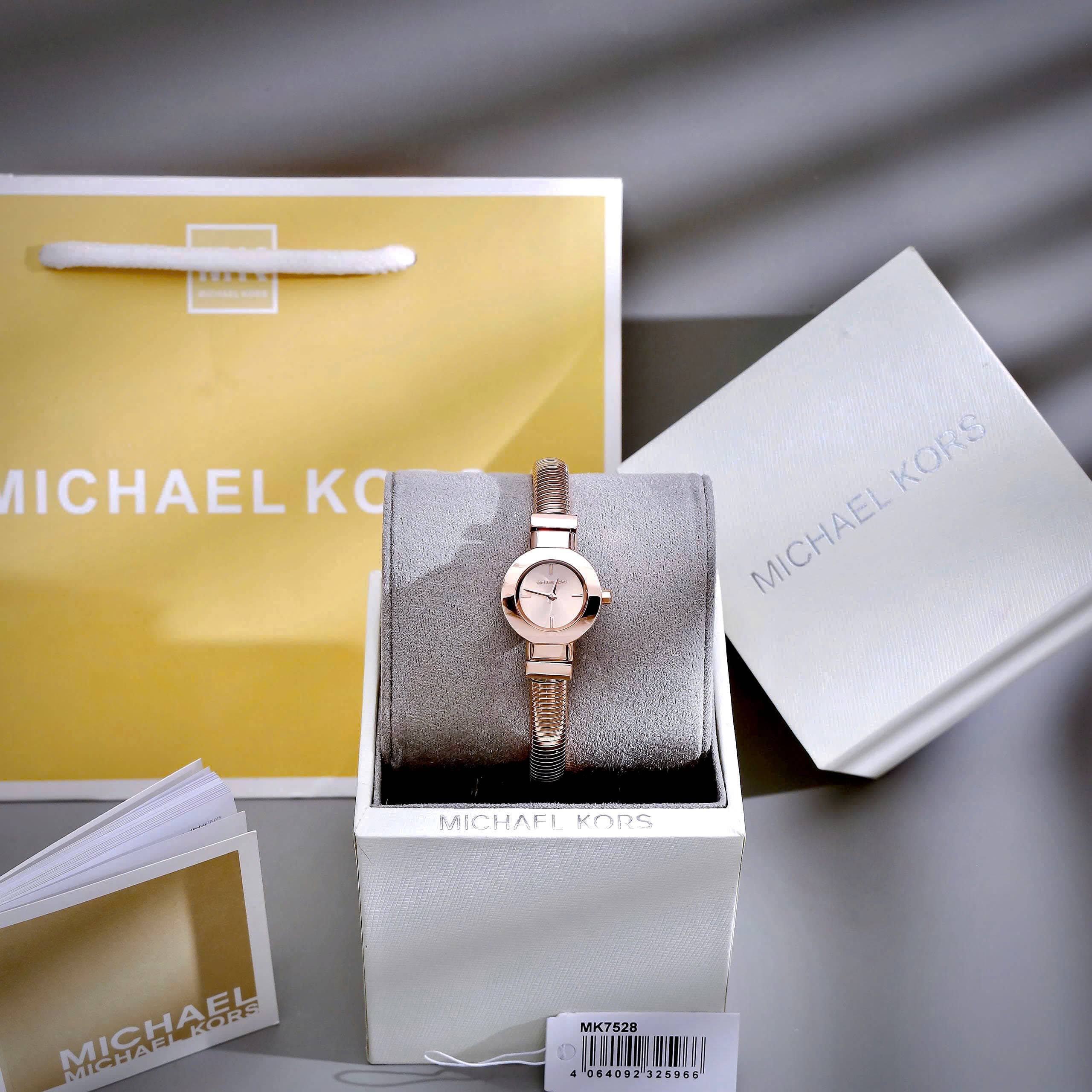 Đồng hồ đeo tay nữ Michael Kors Mini Gramercy Rose Gold-Tone Watch MK7528 5
