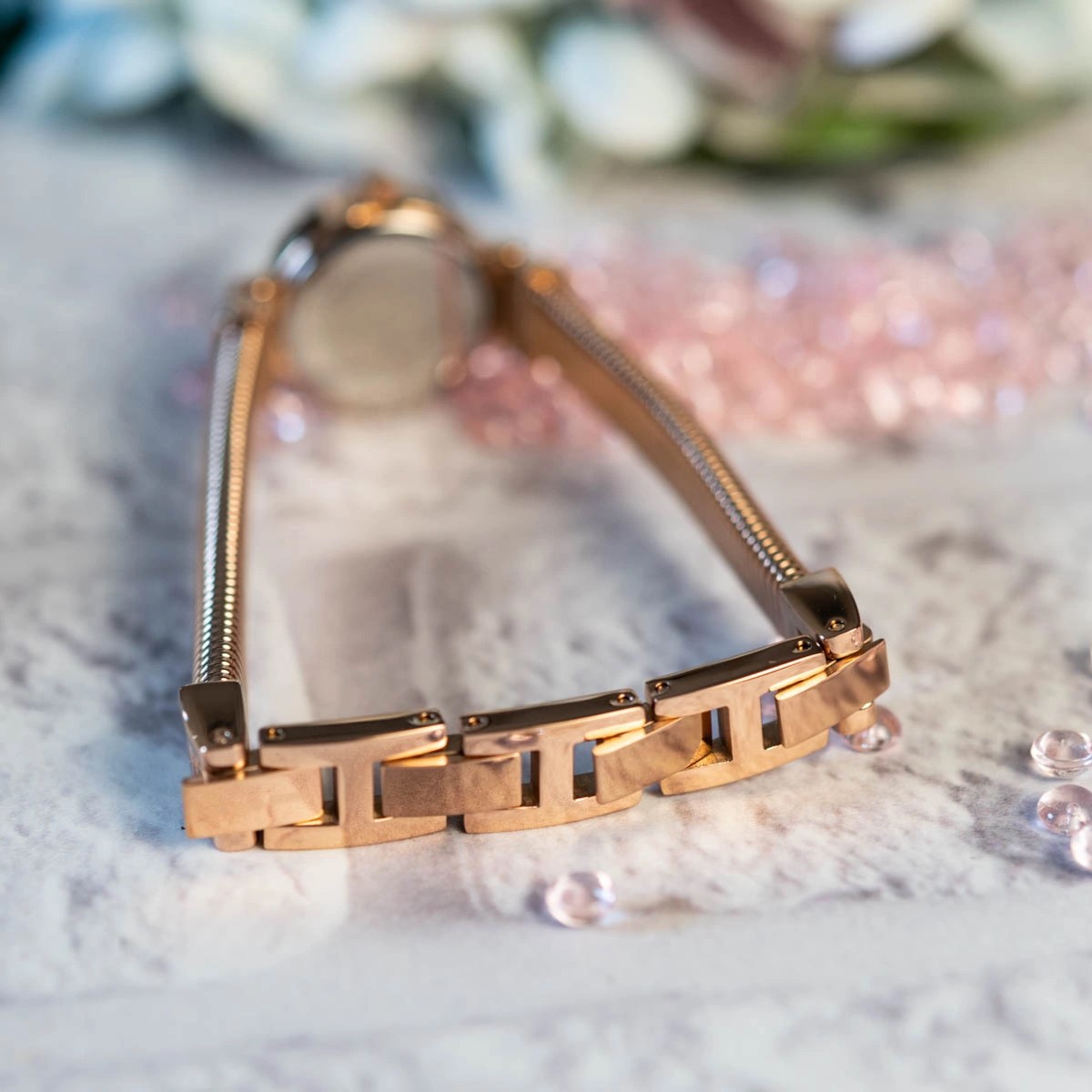 Đồng hồ đeo tay nữ Michael Kors Mini Gramercy Rose Gold-Tone Watch MK7528 9