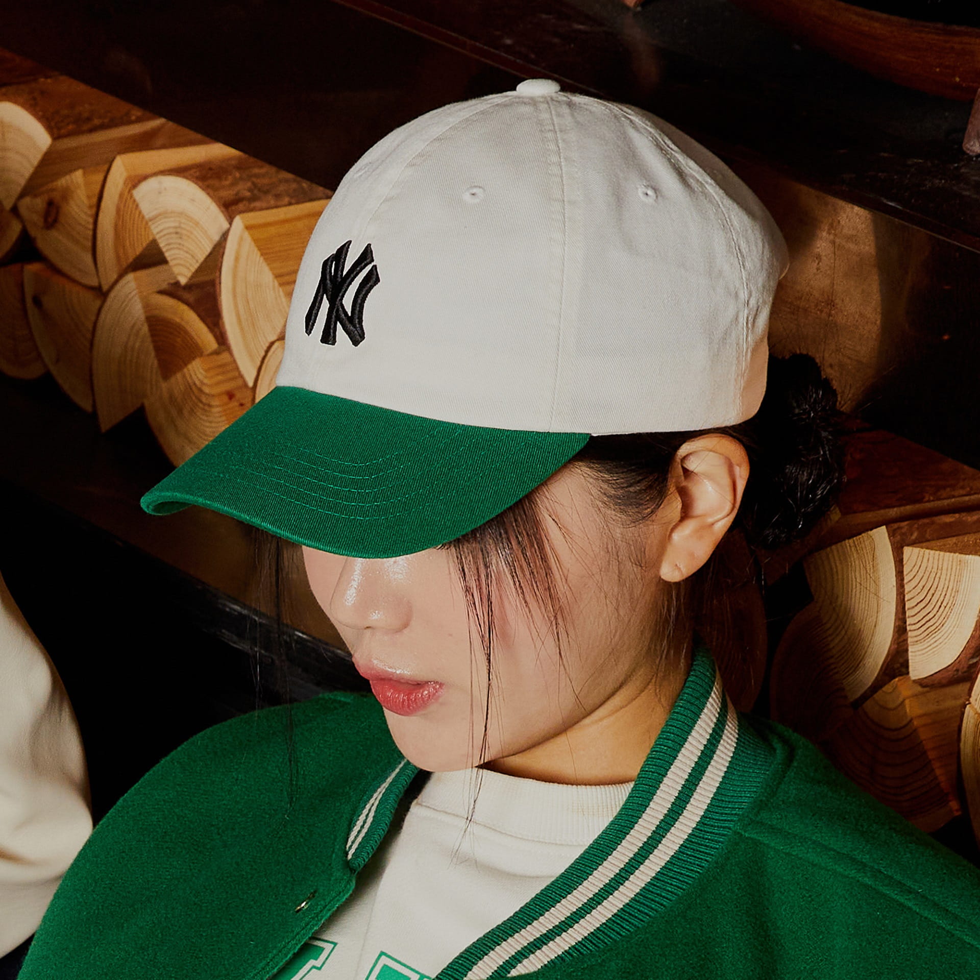 Nón kết MLB Basic Color Block Unstructured Ball Cap New York Yankees 3ACP3303N-50GNP 7