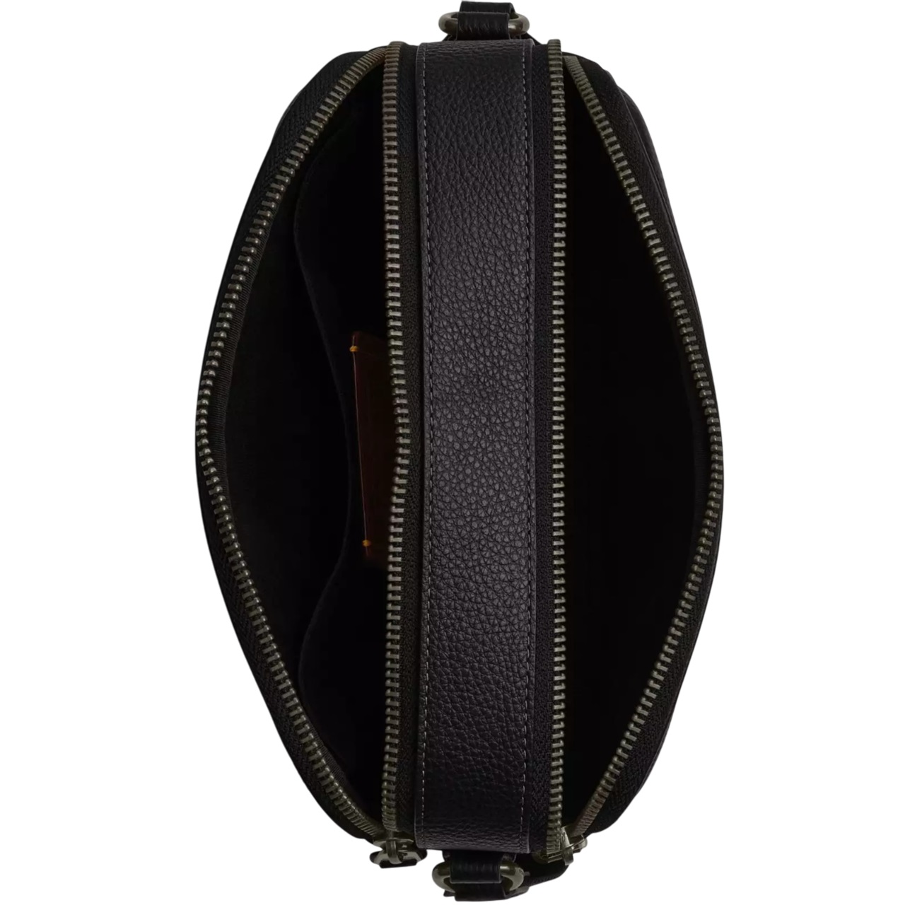 Túi đeo chéo Coach Nam Graham Crossbody Bag Varsity Motif Black Chalk CAJ64 4