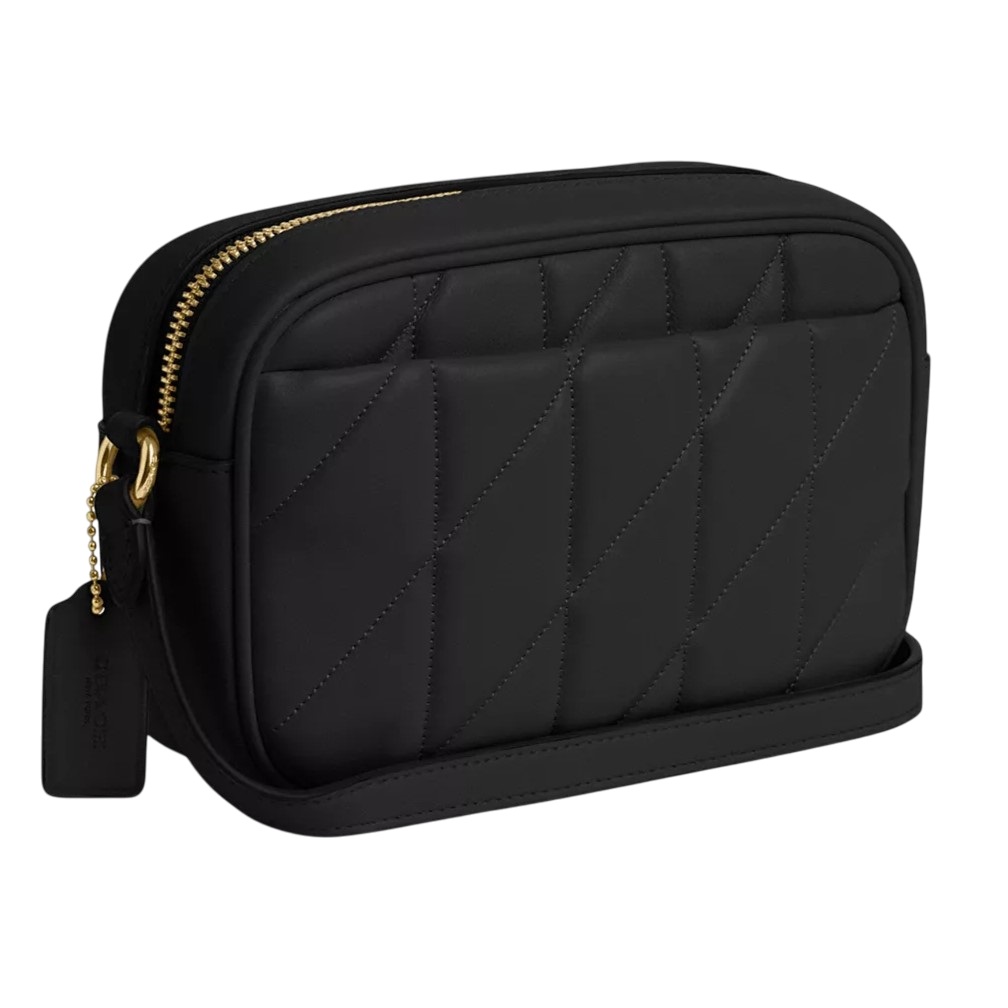 Túi đeo chéo Coach nữ Mini Jamie Camera Bag With Quilting Black CY779 2