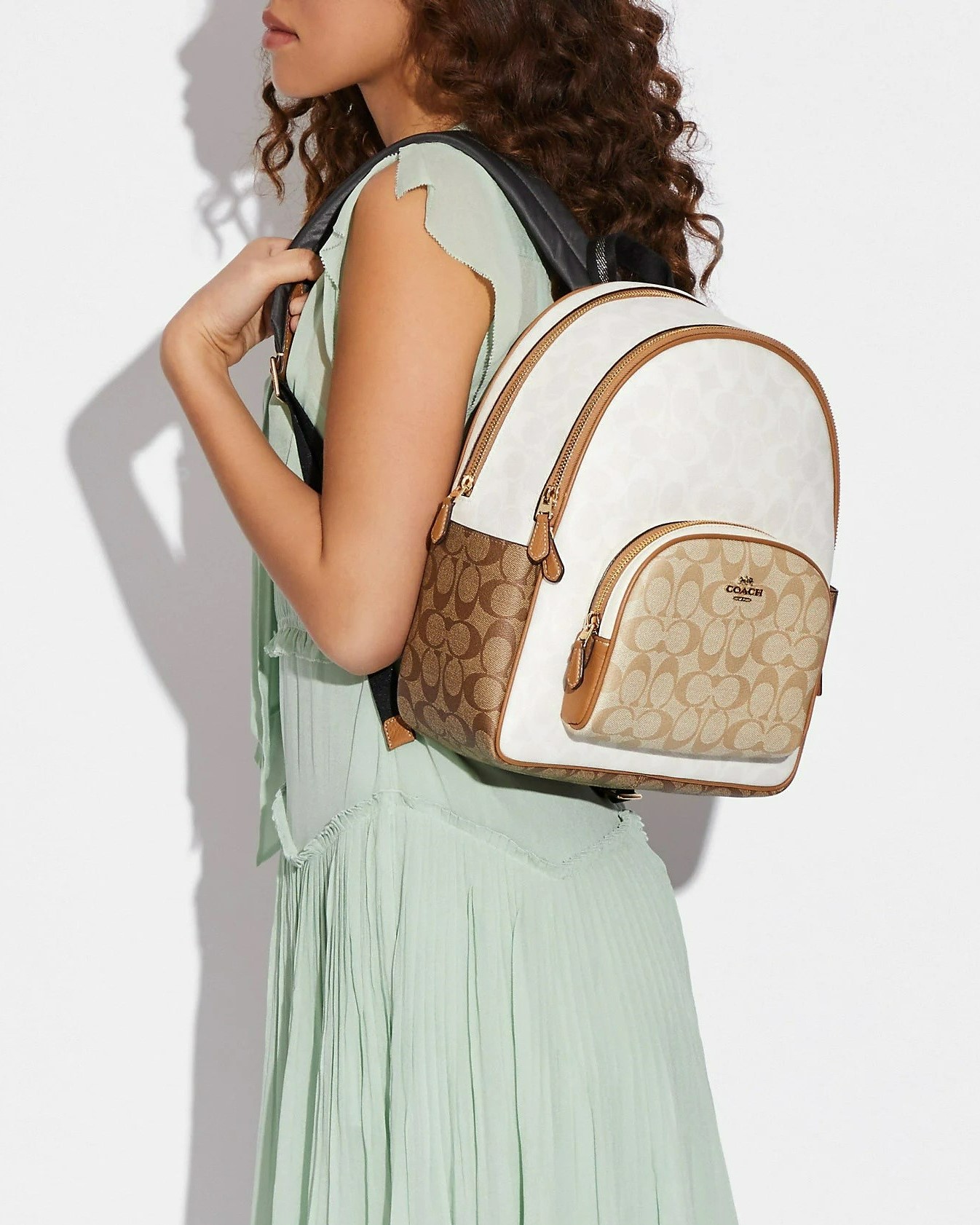 BALO COURT BACKPACK IN BLOCKED SIGNATURE CANVAS 4