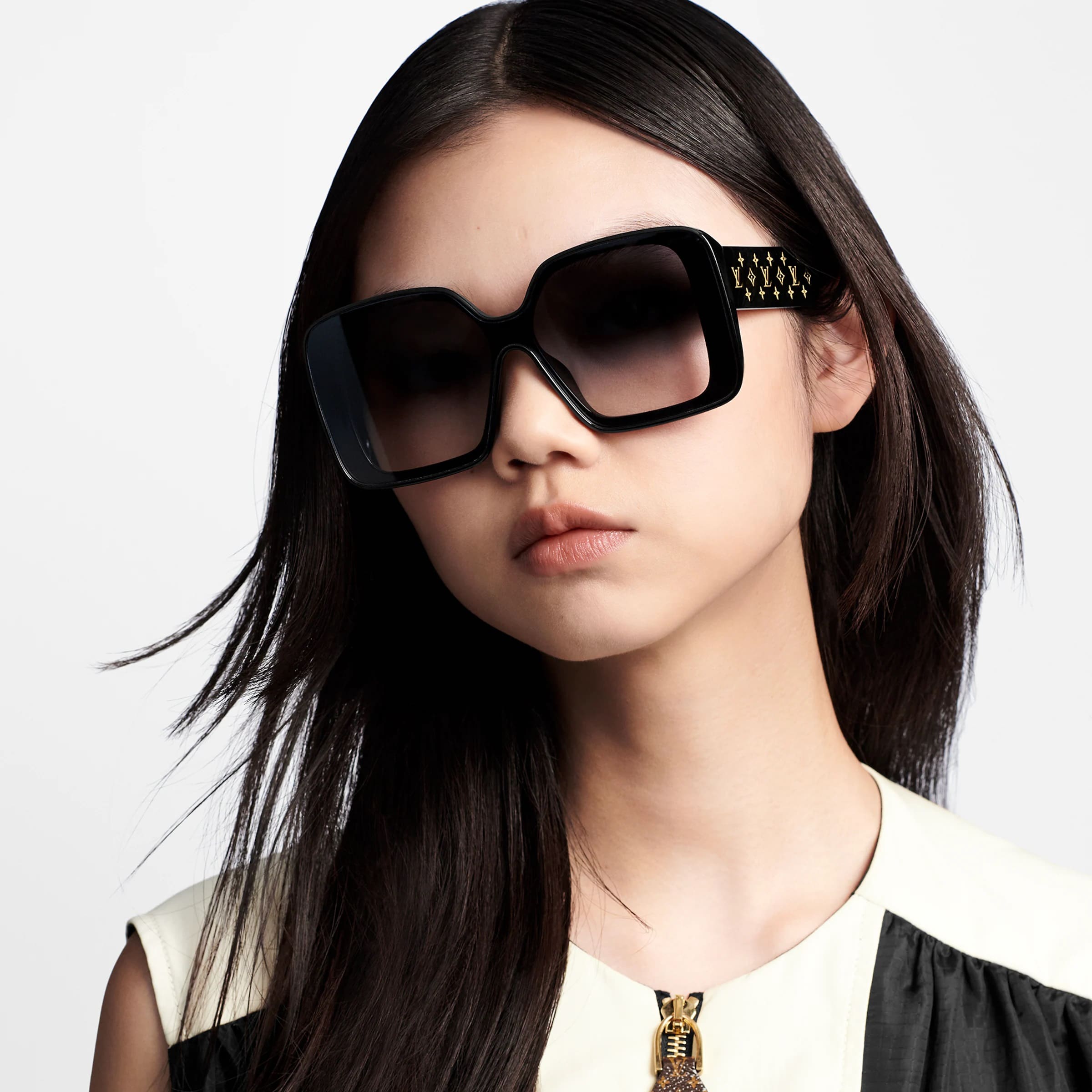 MẮT KÍNH LOUIS VUITTON LV MONOGRAM SQUARE ACETATE FRAME SUNGLASSES Z1999W 7
