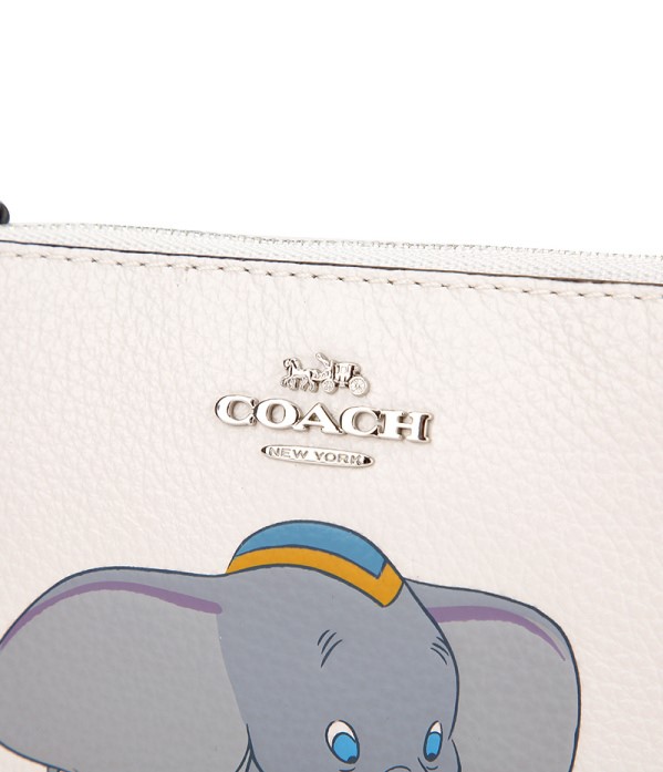 VÍ COACH MỎNG HỌA TIẾT DISNEY | COACH X DISNEY CORNER ZIP LEATHER WRISTLET 16