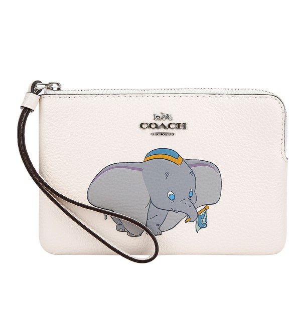 VÍ COACH MỎNG HỌA TIẾT DISNEY | COACH X DISNEY CORNER ZIP LEATHER WRISTLET 17