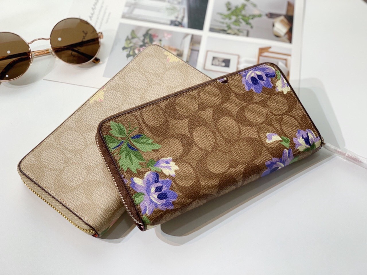 VÍ NỮ DÀI COACH DA THẬT | VÍ CẦM TAY COACH NEW YORK CAO CẤP 1