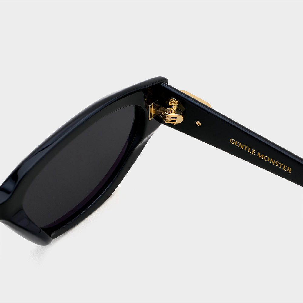 Kính mát Gentle Monster Duns 01 Modern Cat-Eye Sunglasses In Black Acetate 10