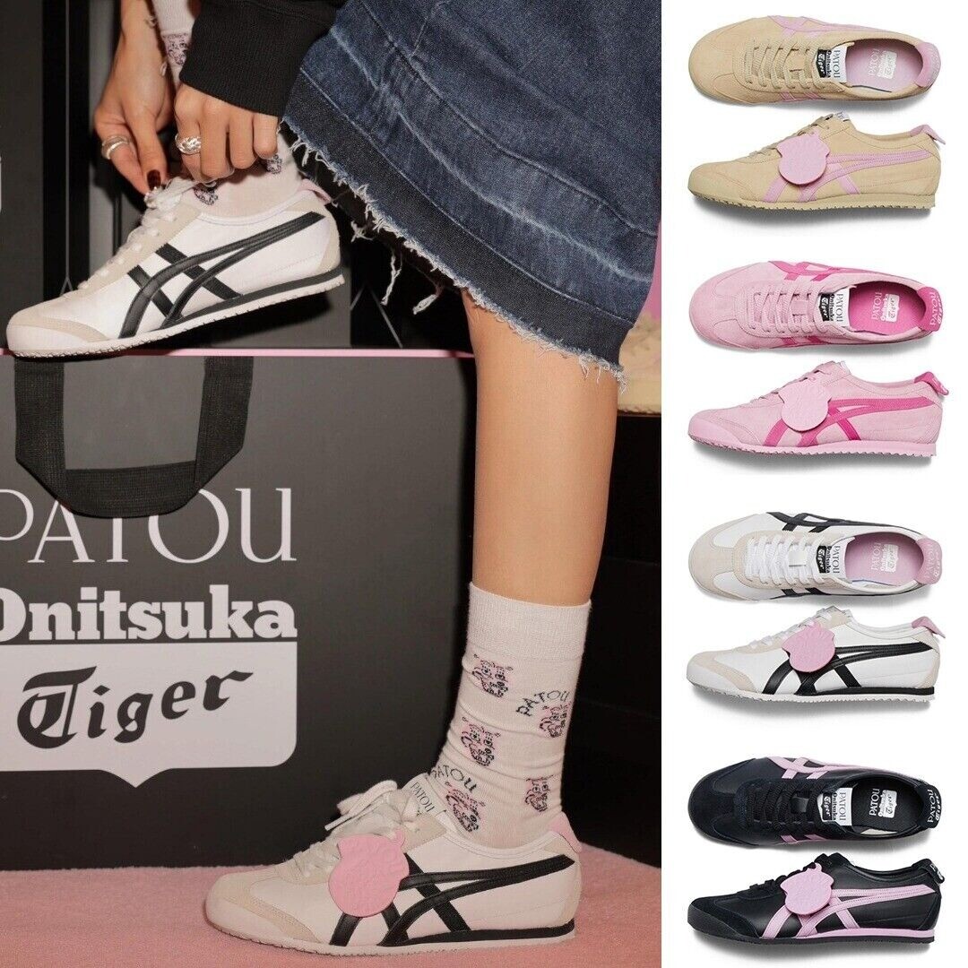 Giày thể thao Onitsuka Tiger x Patou Mexico 66 White Black 1183C380-100 6