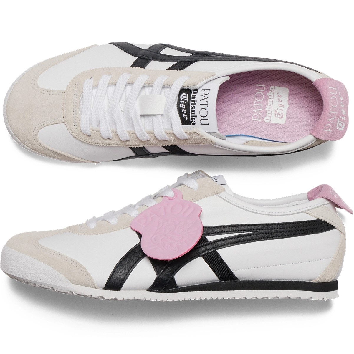Giày thể thao Onitsuka Tiger x Patou Mexico 66 White Black 1183C380-100 8