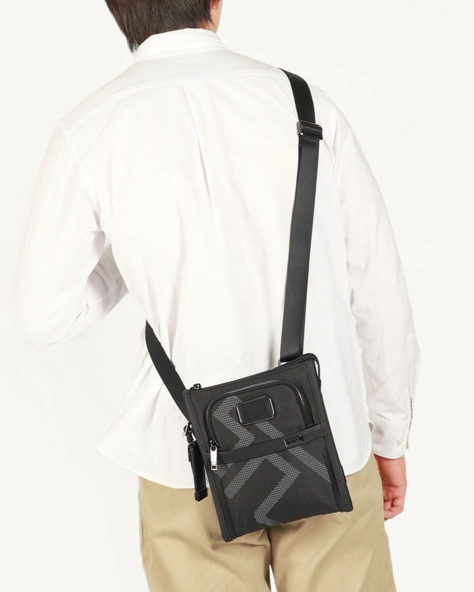 Túi nam Tumi Alpha Pocket Bag Small Reflective T-Jacquard 6