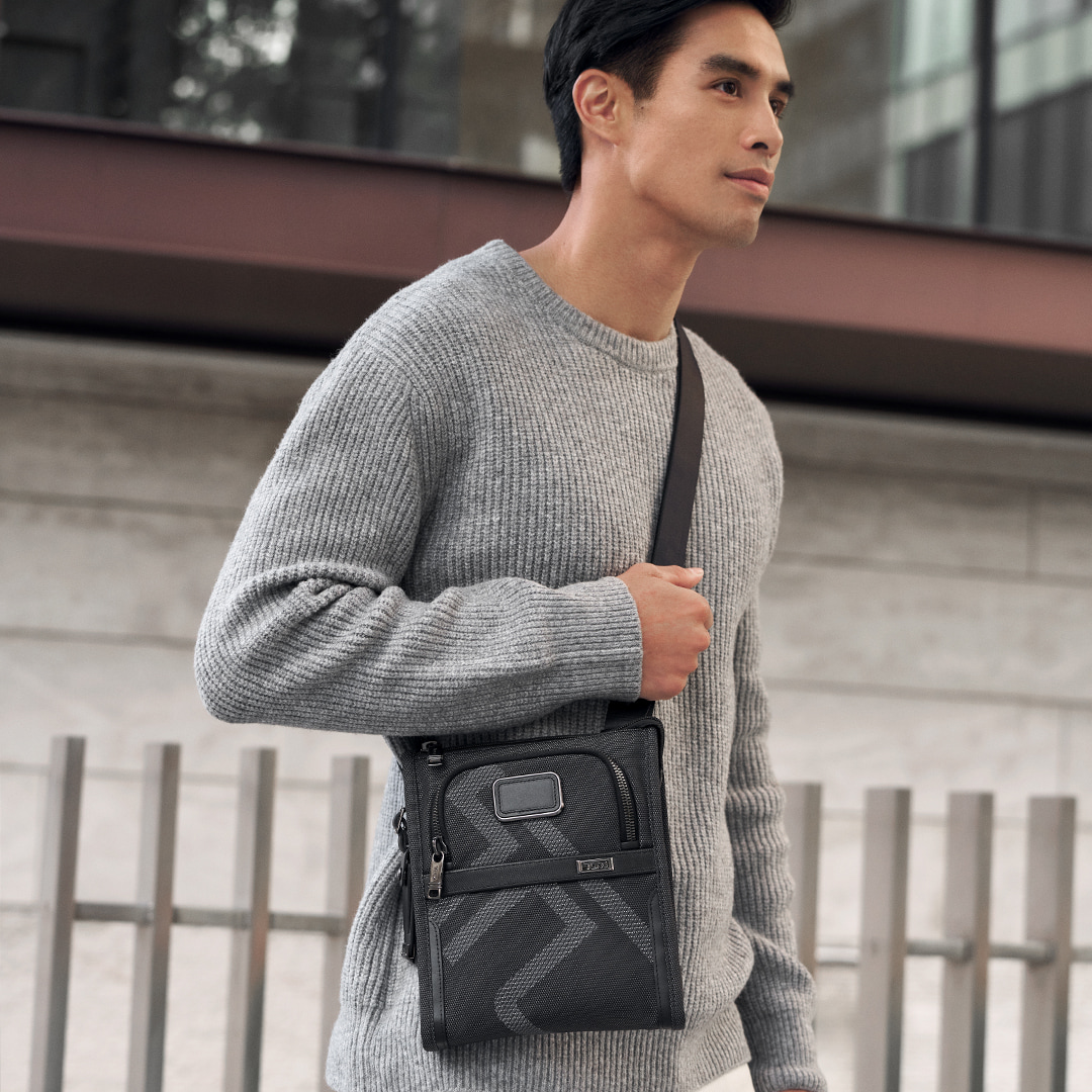 Túi nam Tumi Alpha Pocket Bag Small Reflective T-Jacquard 3