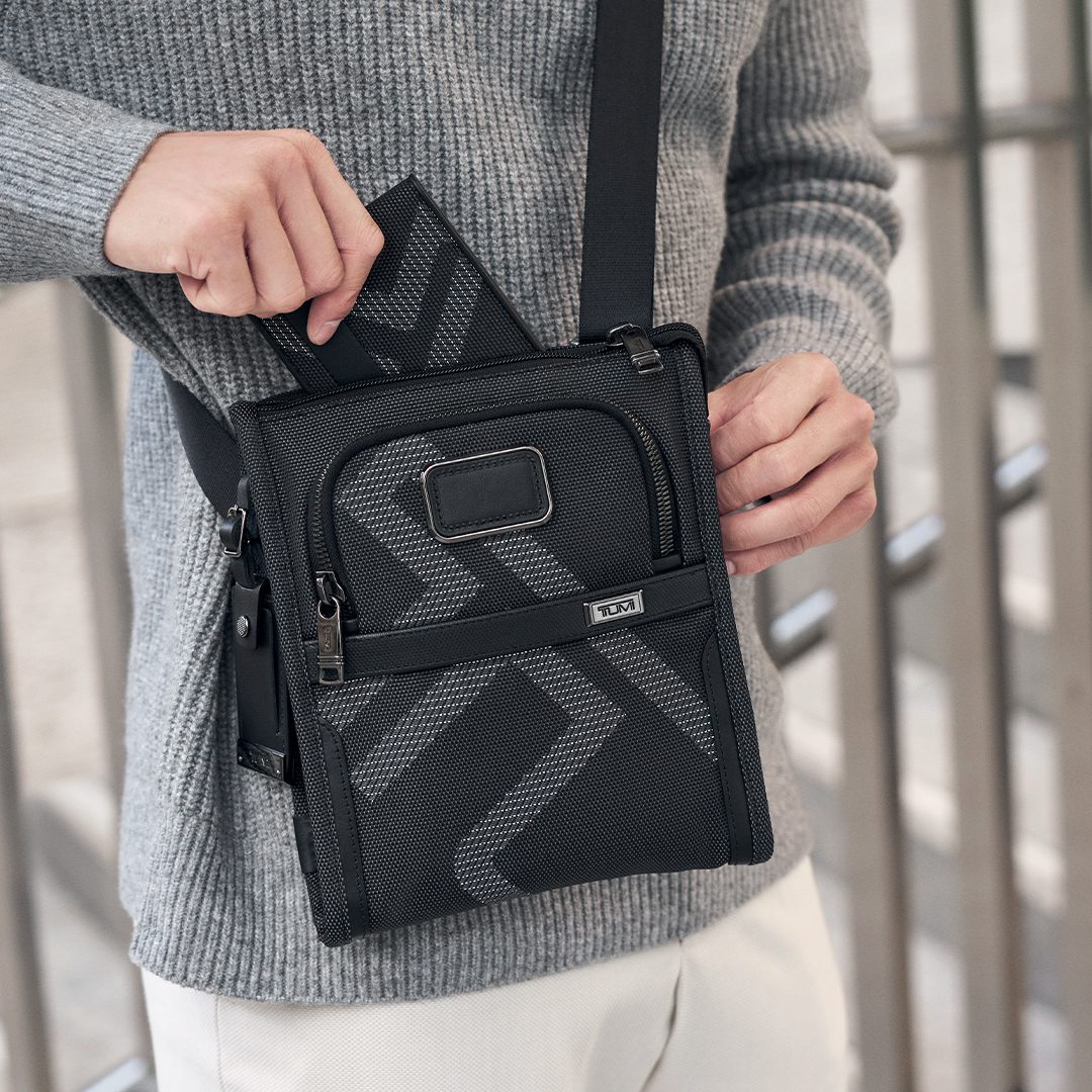 Túi nam Tumi Alpha Pocket Bag Small Reflective T-Jacquard 7