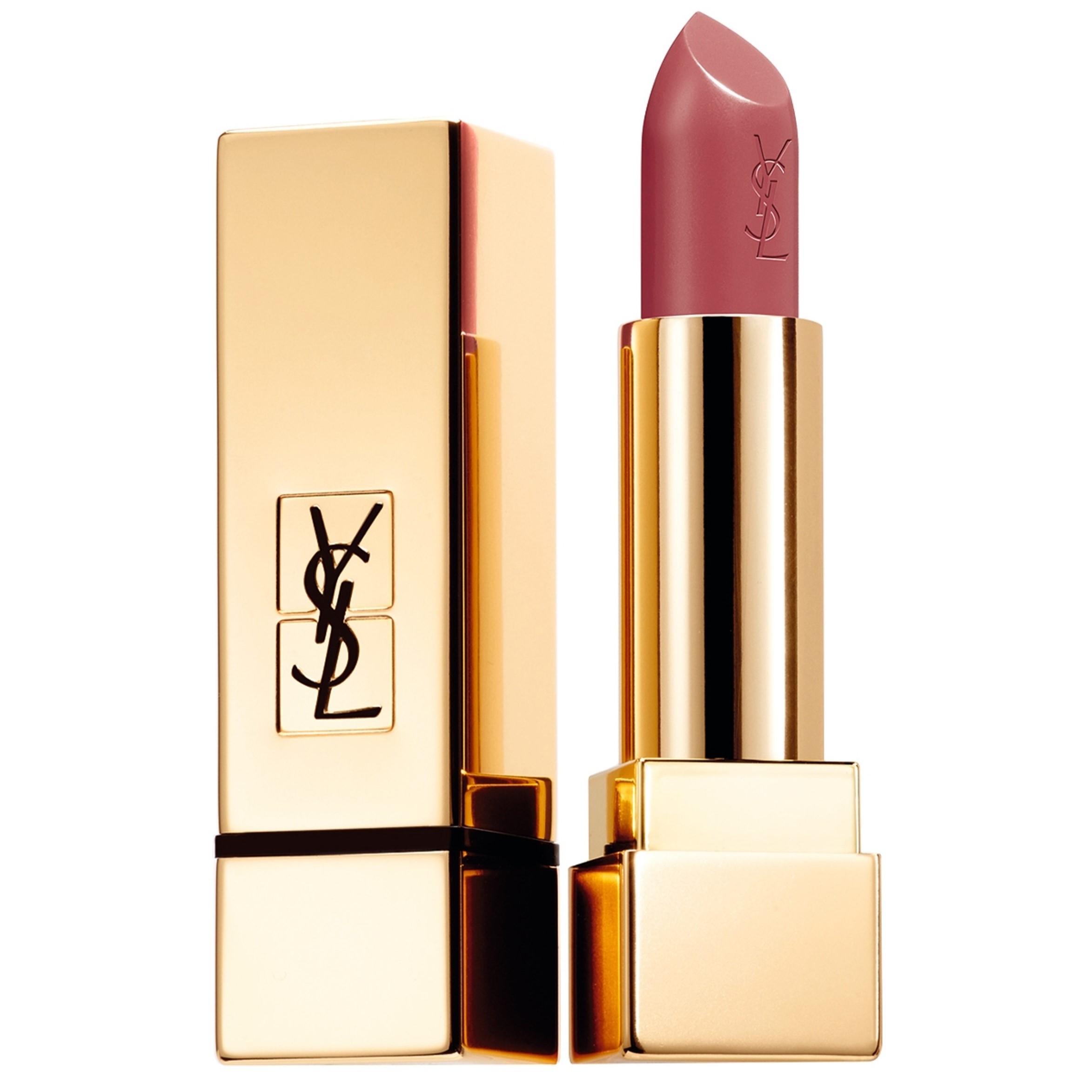 SON MÔI YSL YVES SAINT LAURENT ROUGE PUR COUTURE SATIN RADIANCE 84 NUDE FOUGUEUX LIPSTICK 5