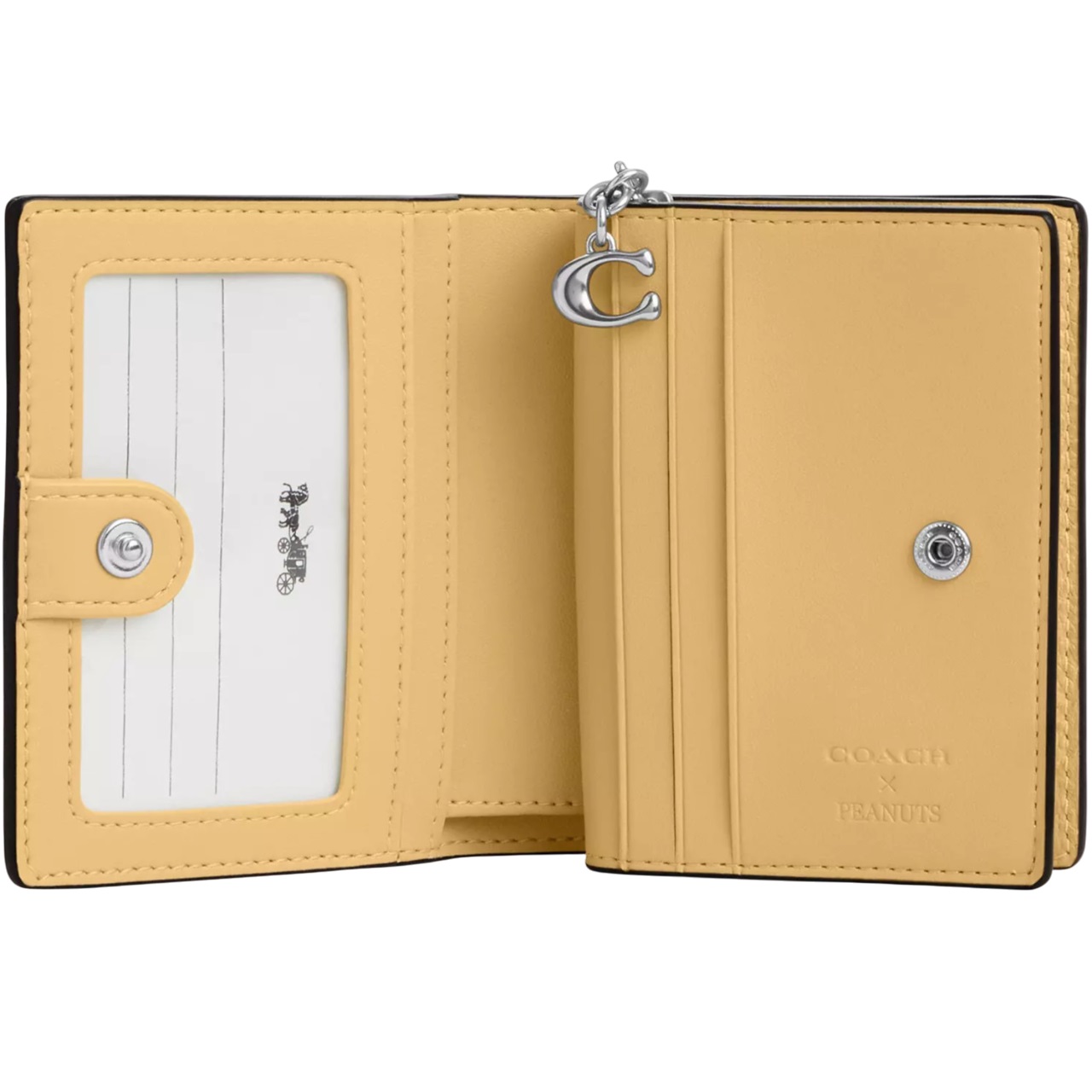 Ví ngắn Coach X Peanuts Snap Wallet With Charlie Brown Hay Multi CBN90 1