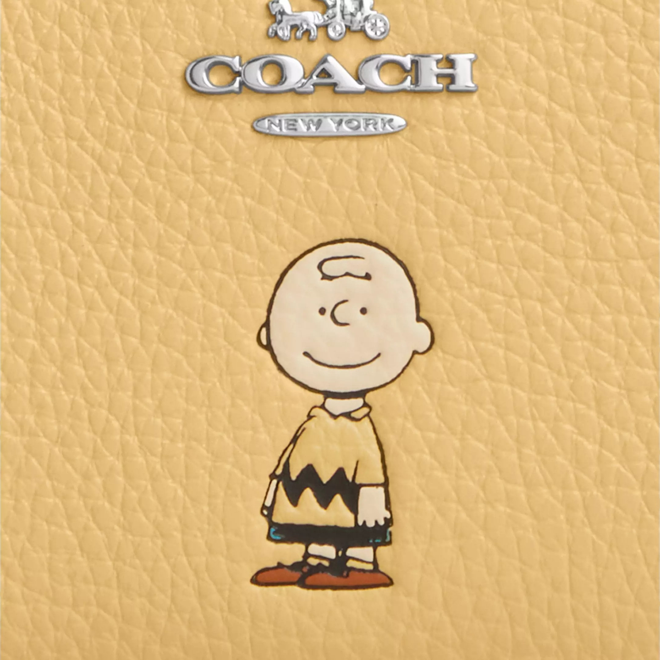 Ví ngắn Coach X Peanuts Snap Wallet With Charlie Brown Hay Multi CBN90 2