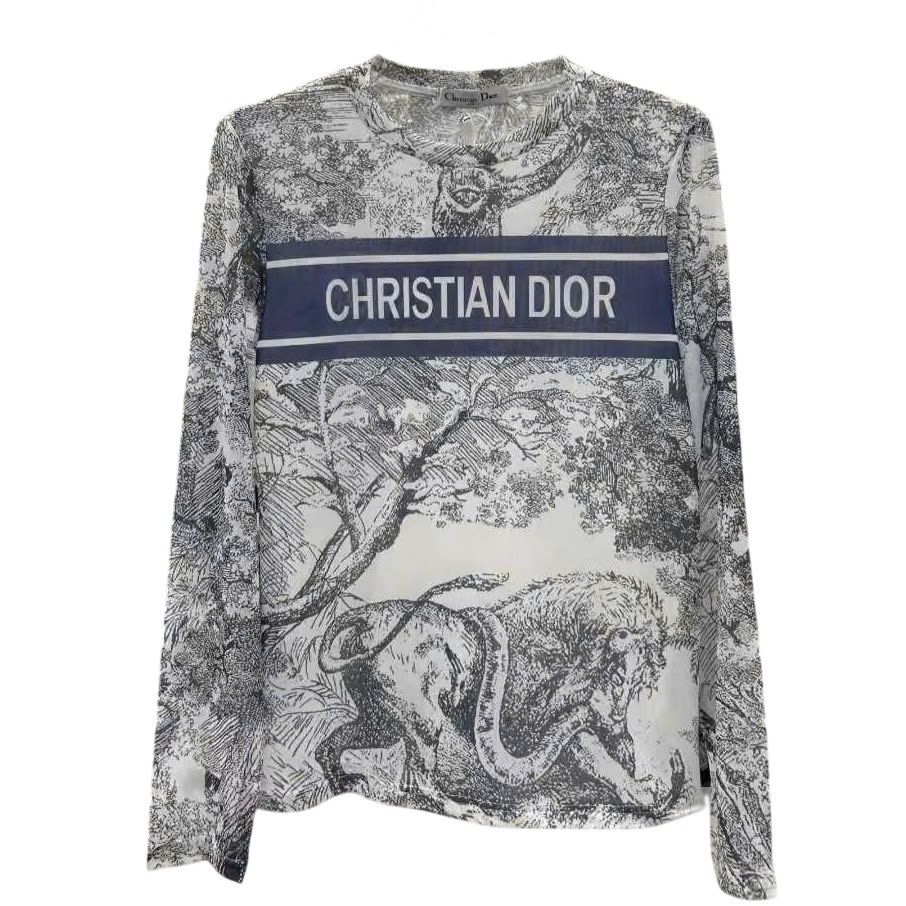 Áo thun giữ nhiệt họa tiết hãng Dior 1