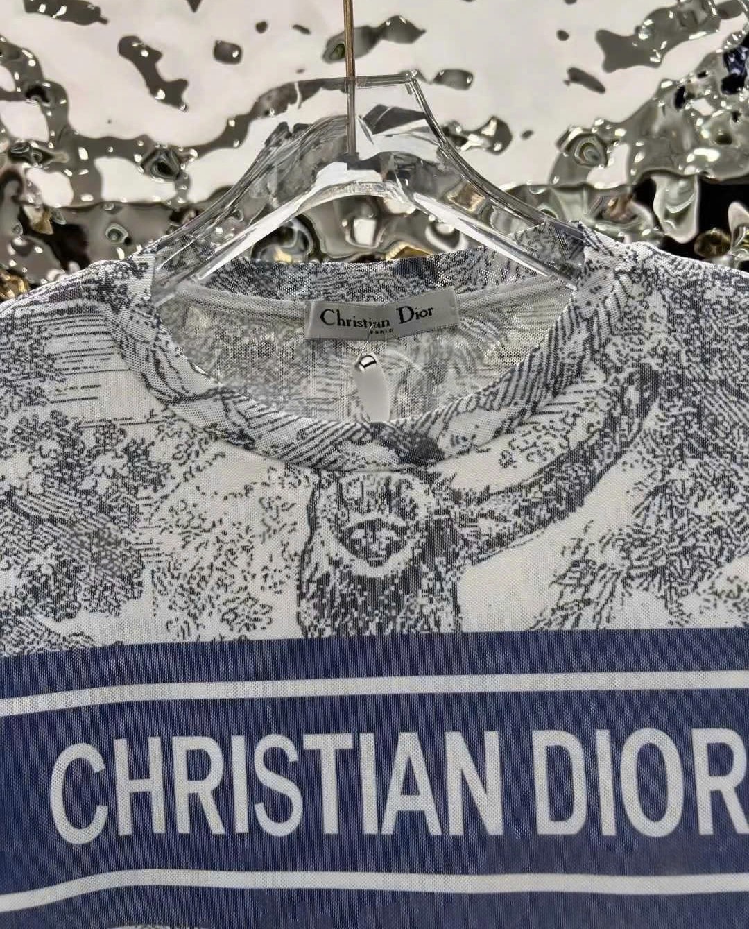 Áo thun giữ nhiệt họa tiết hãng Dior 5