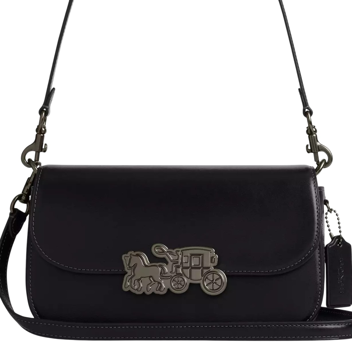 Túi đeo chéo Coach Harper Shoulder Bag Black CCE65 6