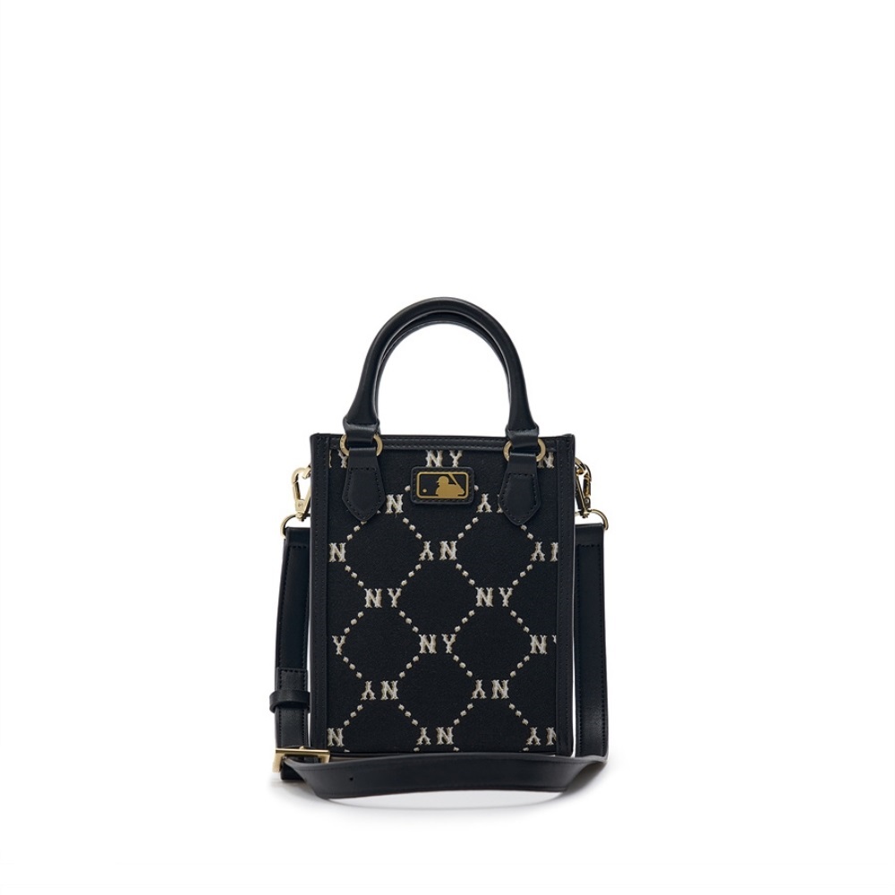 Túi xách MLB Korea Diamond Monogram Mini Tote Bag New York Yankees Black 7ACRMD34N-50BKS 11