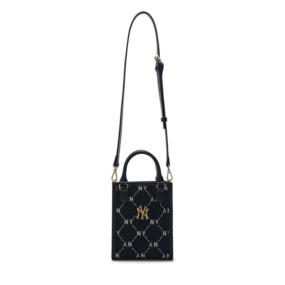 Túi xách MLB Korea Diamond Monogram Mini Tote Bag New York Yankees Black 7ACRMD34N-50BKS 10