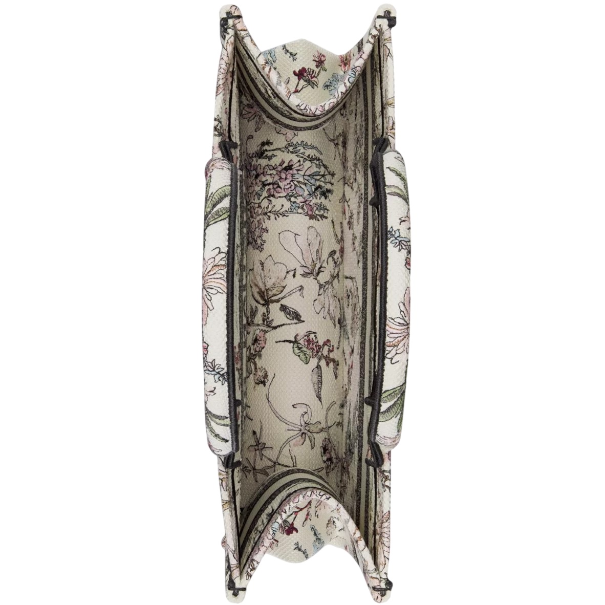 Túi xách Medium Dior Book Tote Beige Millefiori Embroidery 1