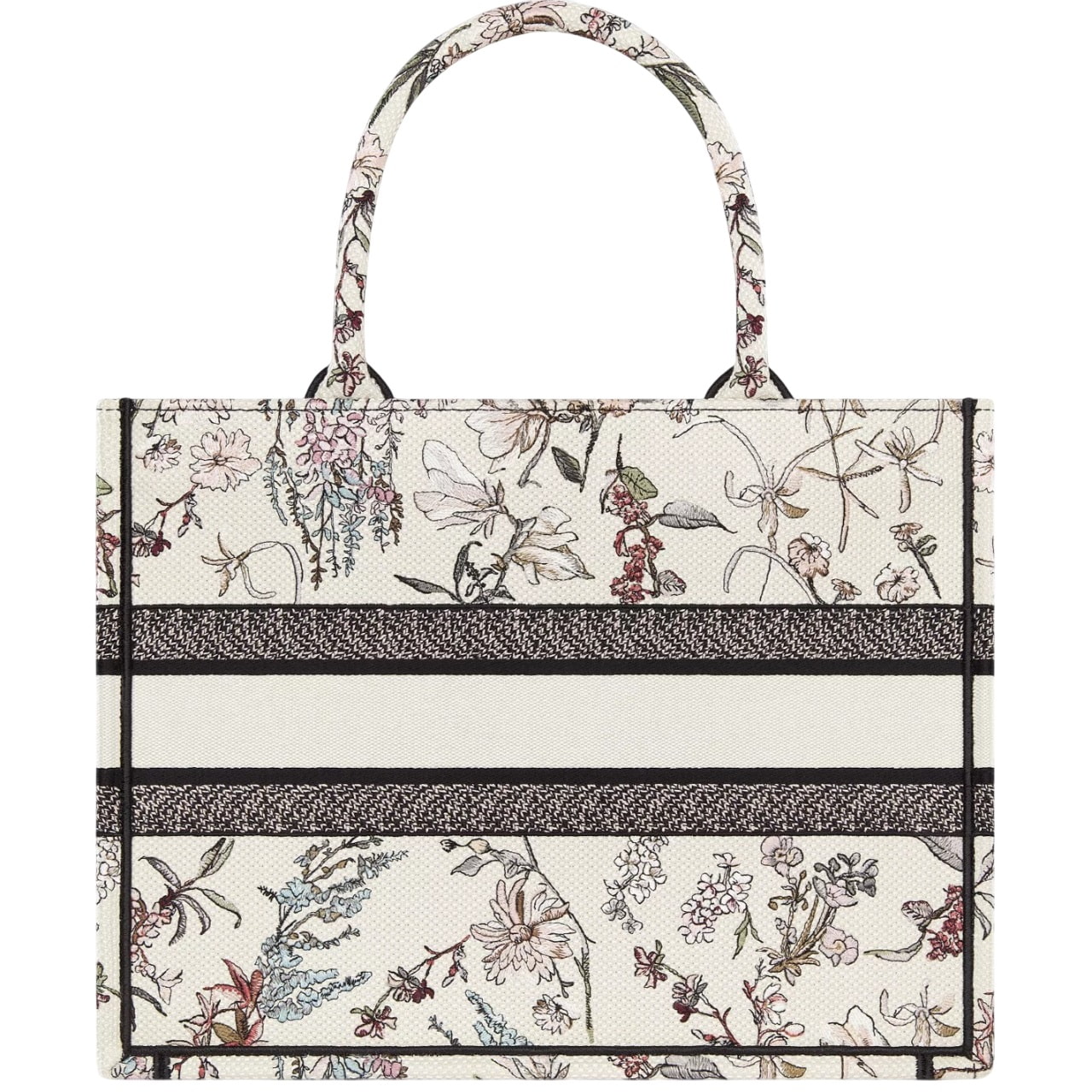 Túi xách Medium Dior Book Tote Beige Millefiori Embroidery 5