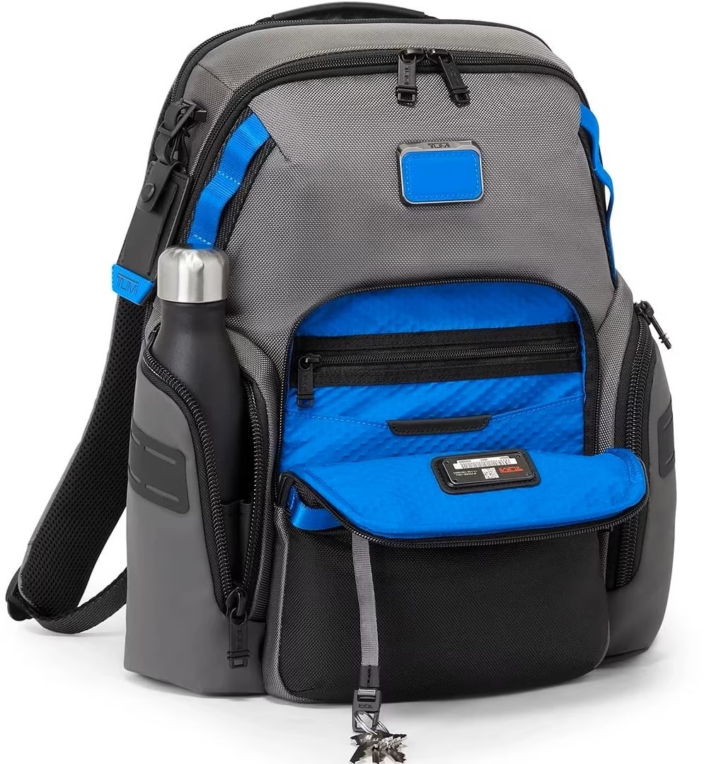 Ba lô Du Lịch Tumi Alpha Bravo Navigation Backpack Grey Blue 6