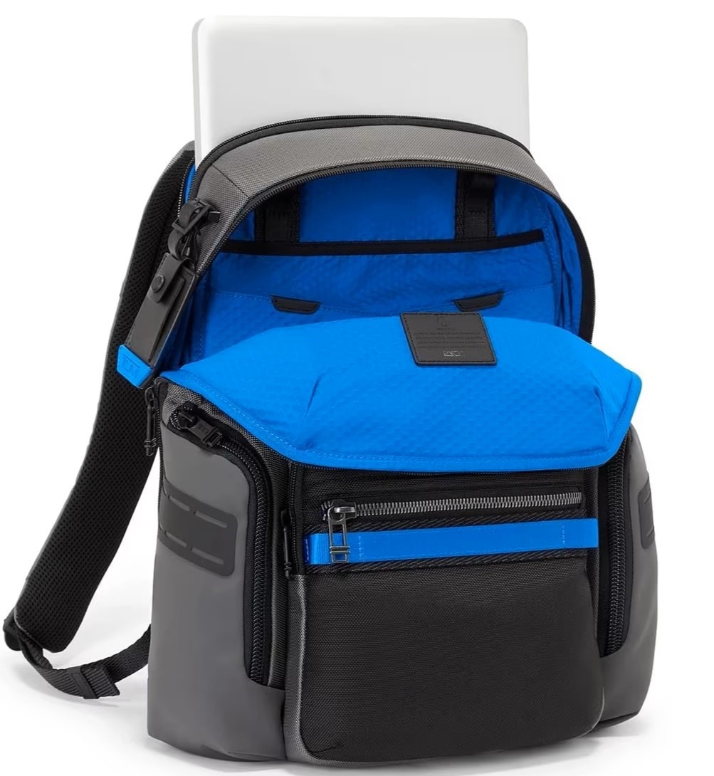 Ba lô Du Lịch Tumi Alpha Bravo Navigation Backpack Grey Blue 7