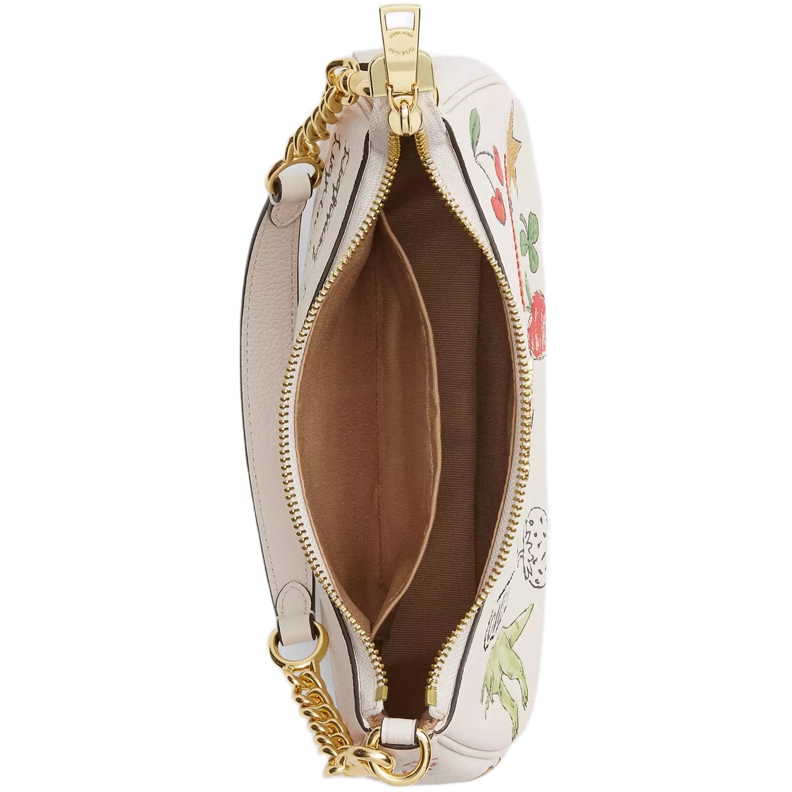 Túi xách Coach Teri Shoulder Bag Sketch Print Chalk Multi CAK17 8