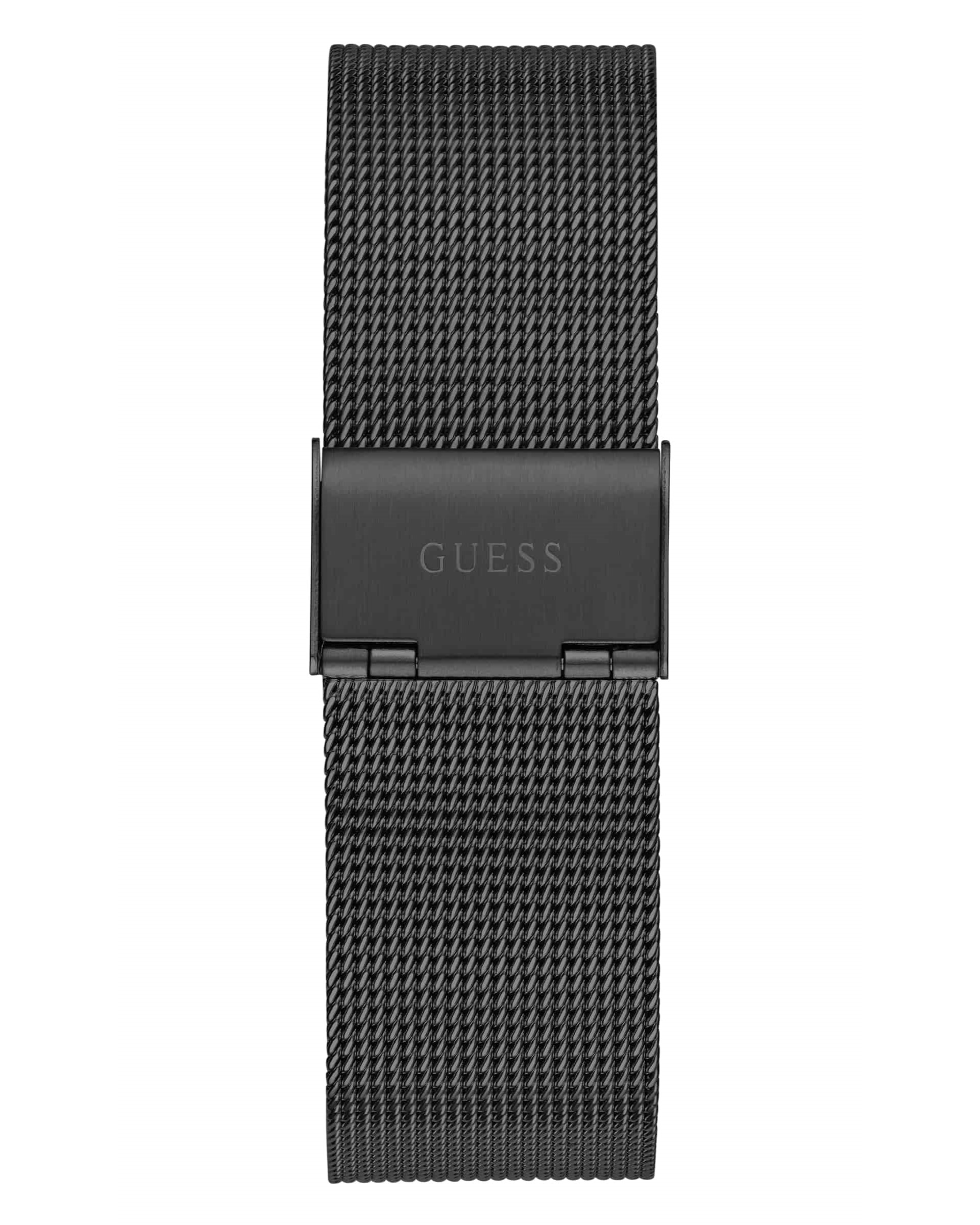 Đồng hồ nam dây kim loại đen Guess Analog Watch For Men BlackMesh Polished Bracelet GW0538G3 6