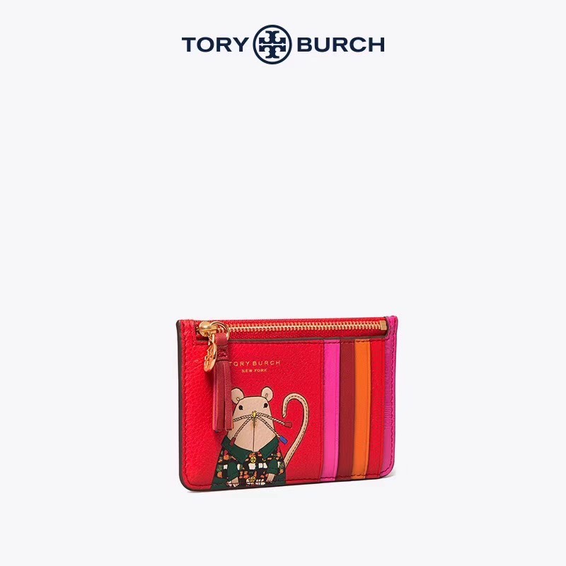 VÍ TORY BURCH CHUỘT MINI NỮ DA THẬT | TORY BURCH HOLDER CARD FOR LADIES 2