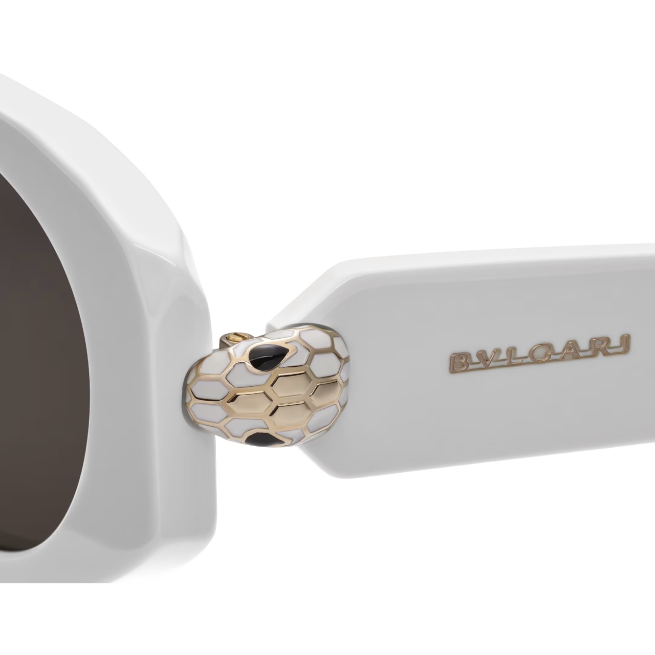 Kính mát nữ Bvlgari Serpenti Sunglasses Acetate Ivory 904274 4