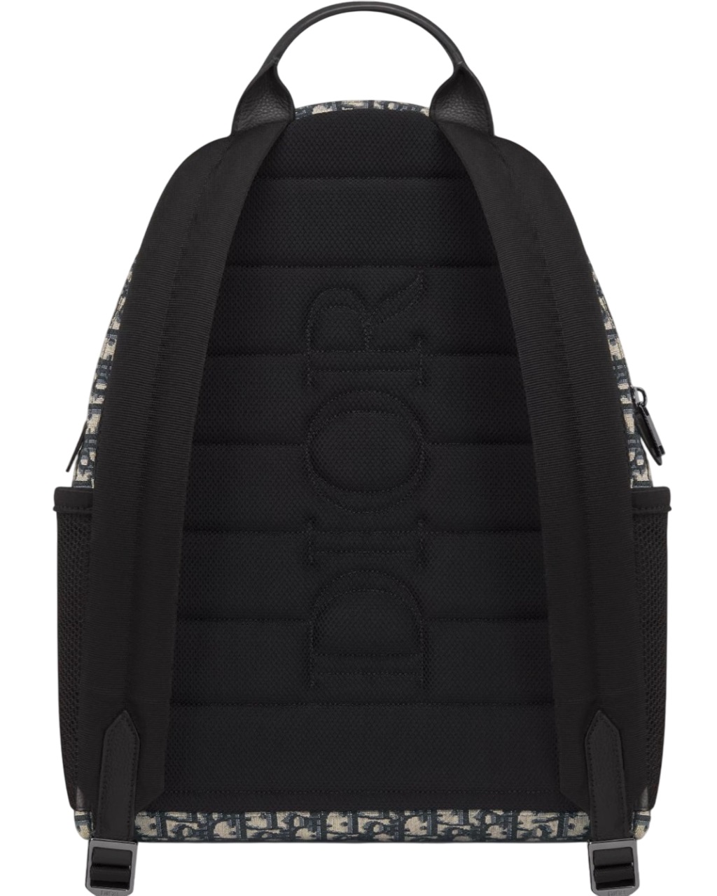 Ba lô Dior 8 Backpack Beige and Black Dior Oblique Jacquard 2