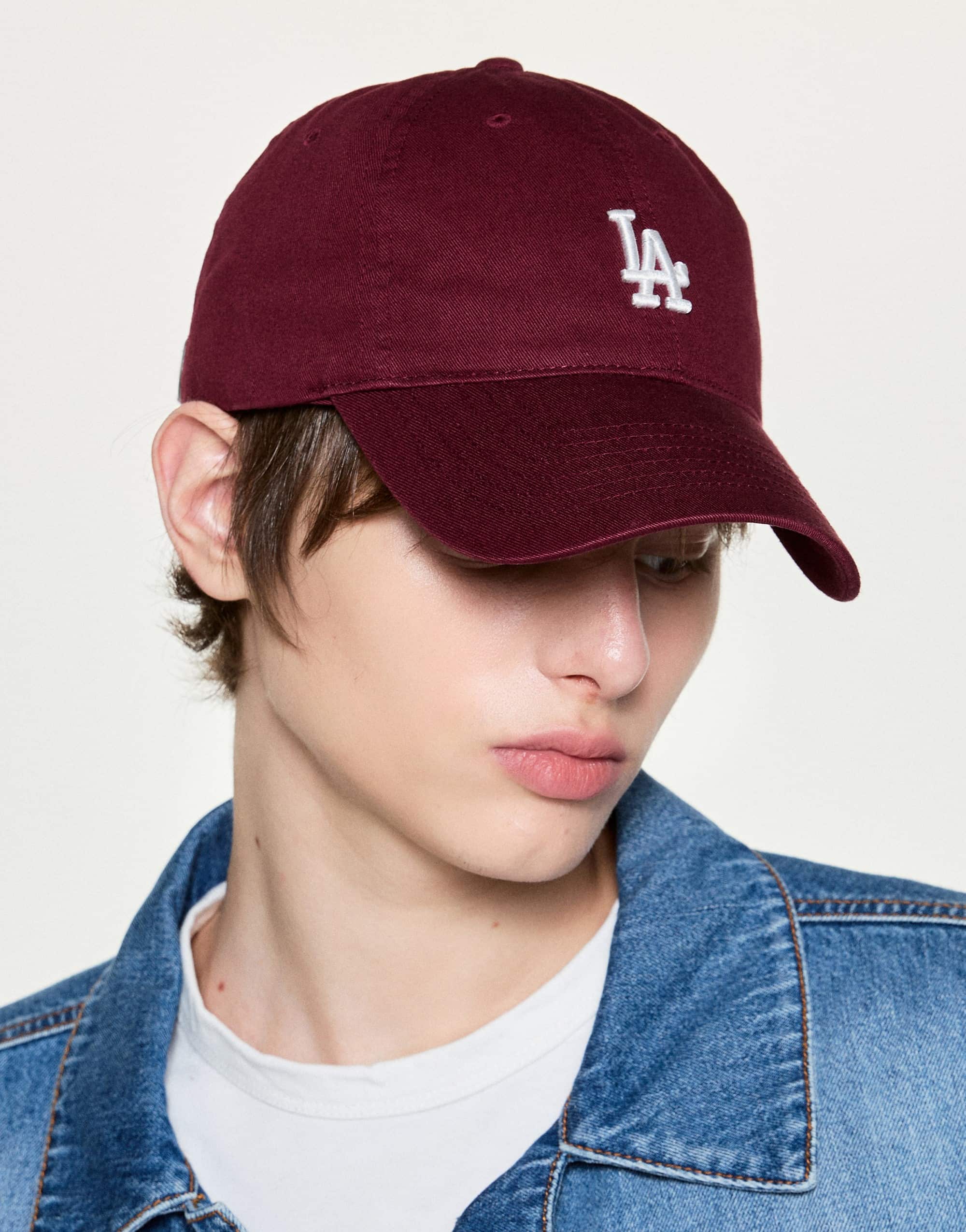 Nón kết MLB LA Rookie Unstructured Ball Cap LA Dodgers Wine 3ACP7701N-07WIS 7