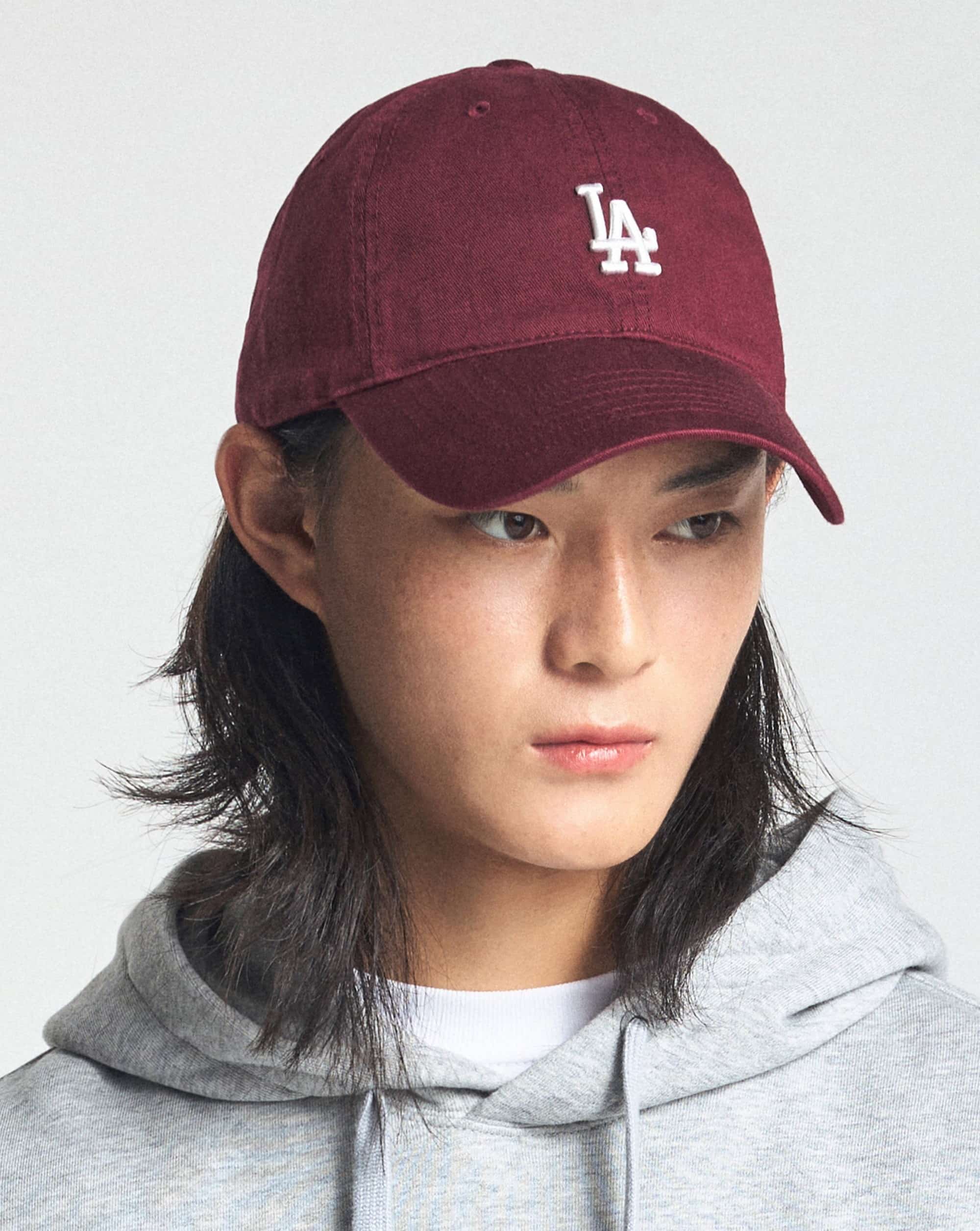 Nón kết MLB LA Rookie Unstructured Ball Cap LA Dodgers Wine 3ACP7701N-07WIS 9