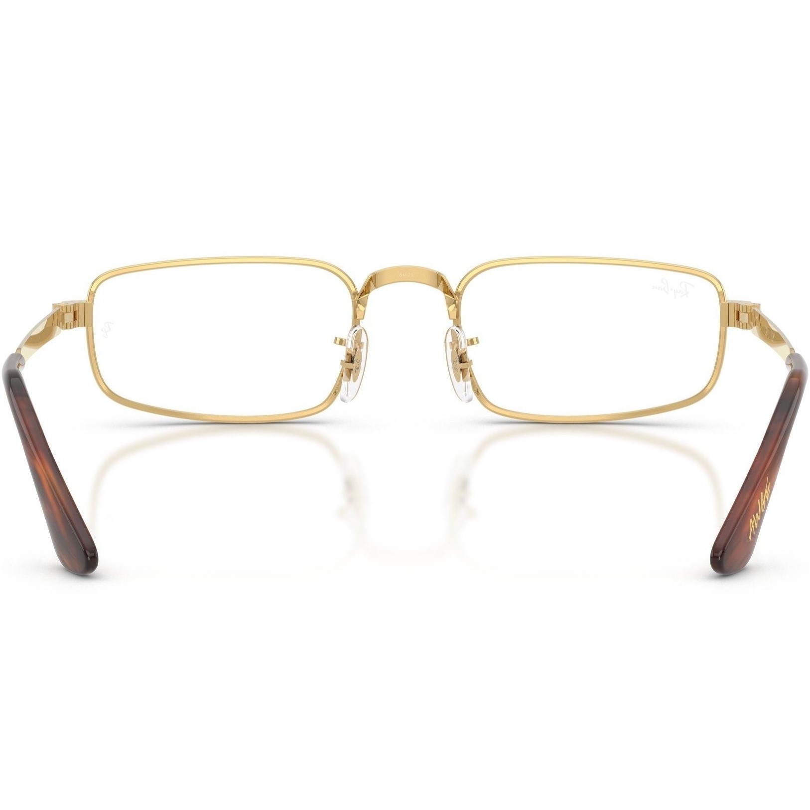 Mắt Kính Cận RayBan Rocky Polished Arista Gold RB3927V 1