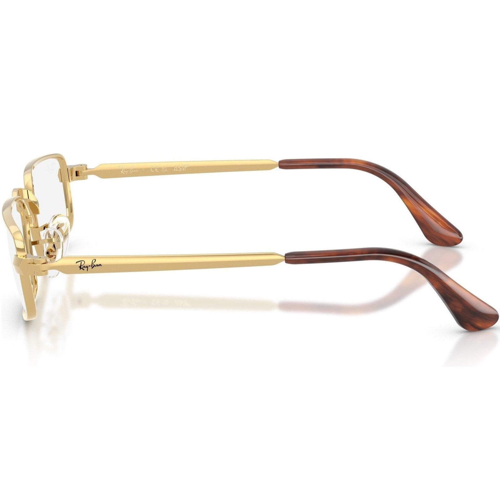 Mắt Kính Cận RayBan Rocky Polished Arista Gold RB3927V 2